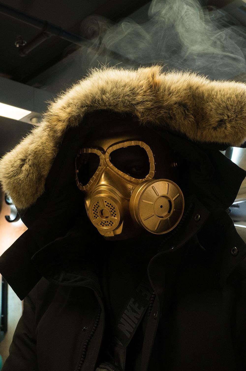 Smokey Barber in mask