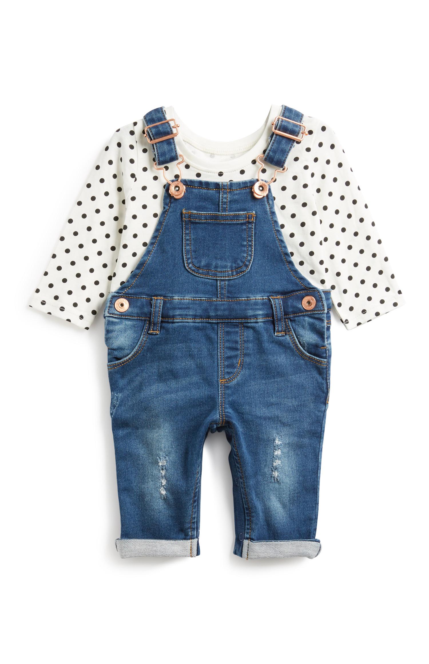 dungaree dress for baby girl