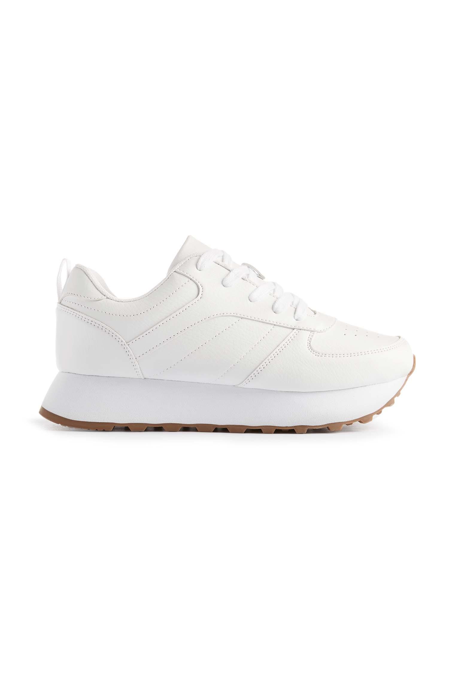 primark white flat shoes