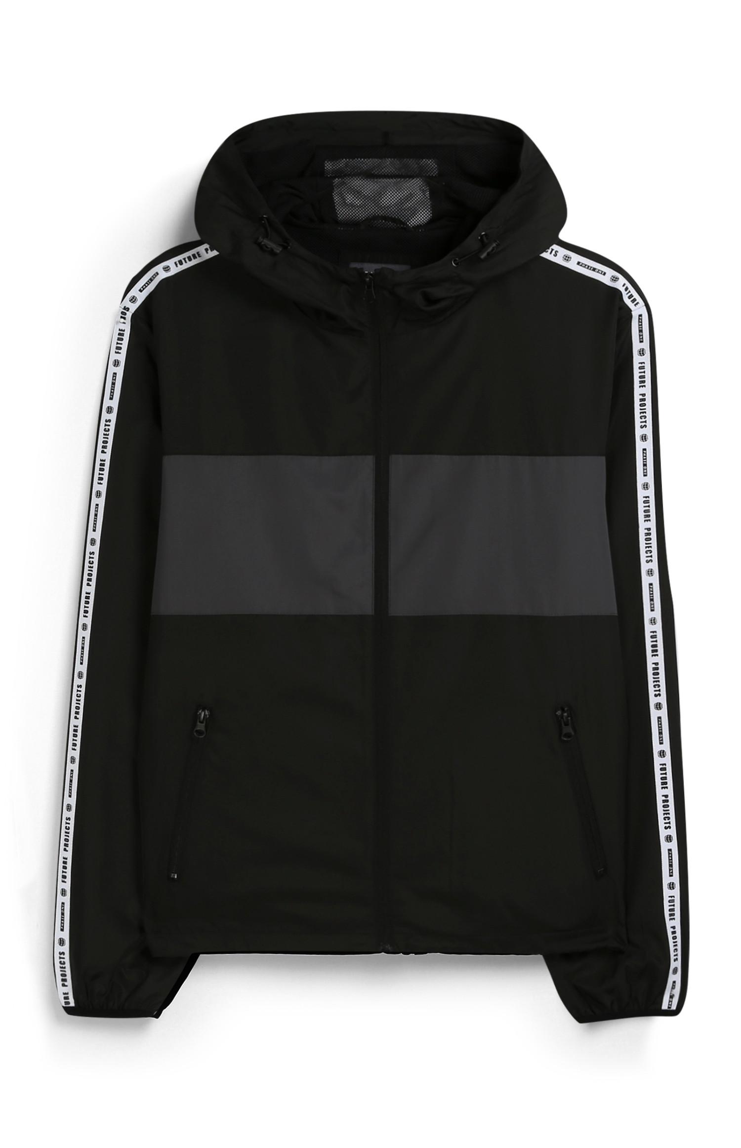 Black Side Stripe Tracksuit Jacket | Coats Jackets | Mens | Categories ...