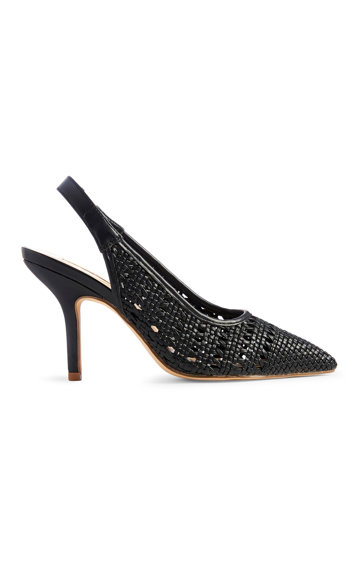 Woven Slingback Court Shoe | Heels | Shoes boots | Womens | Categories ...