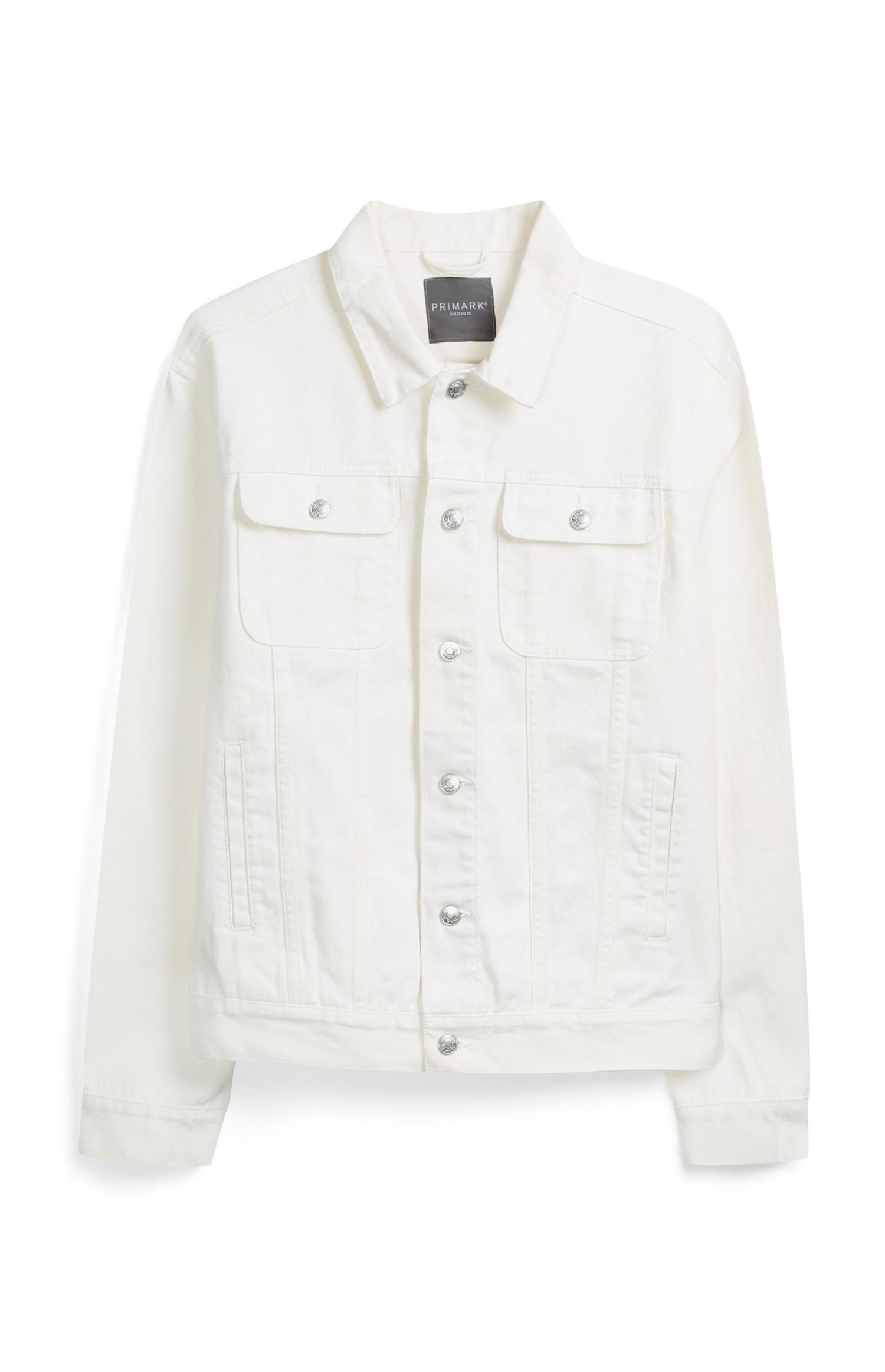 primark white denim jacket