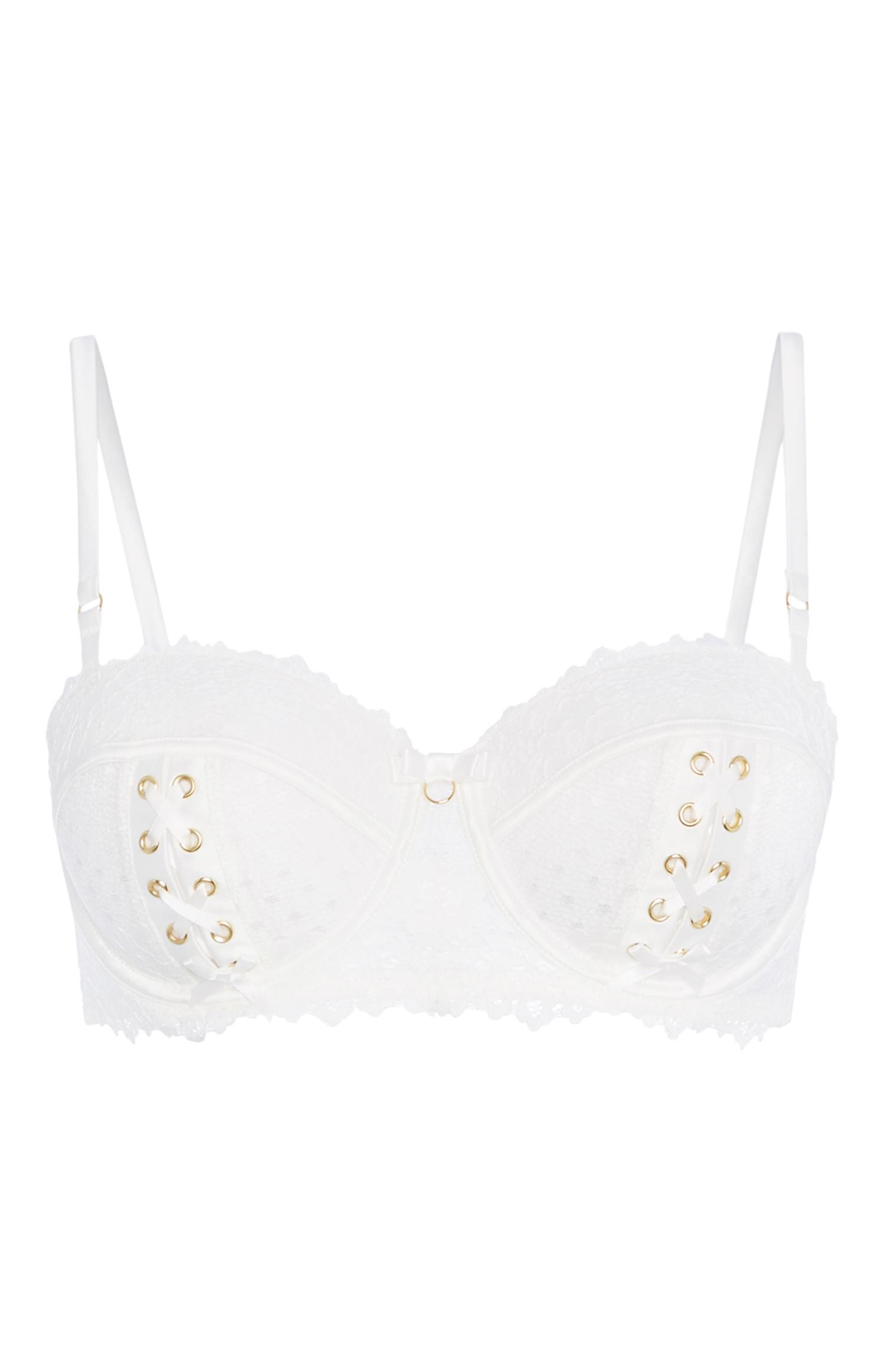 White Eyelet Lace A D Bra Coordinates Lingerie And Underwear Womens 0799