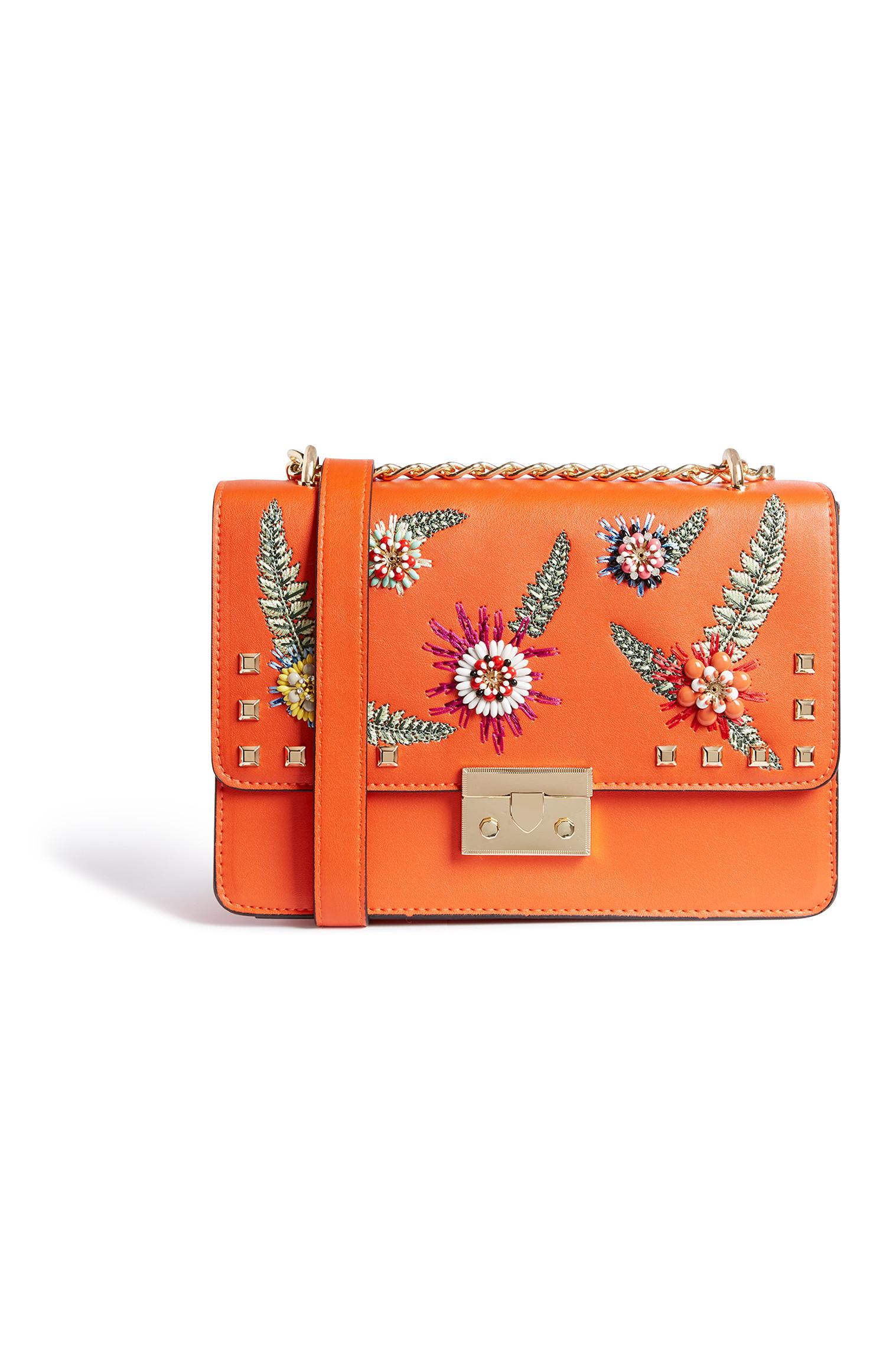 orange cross bag