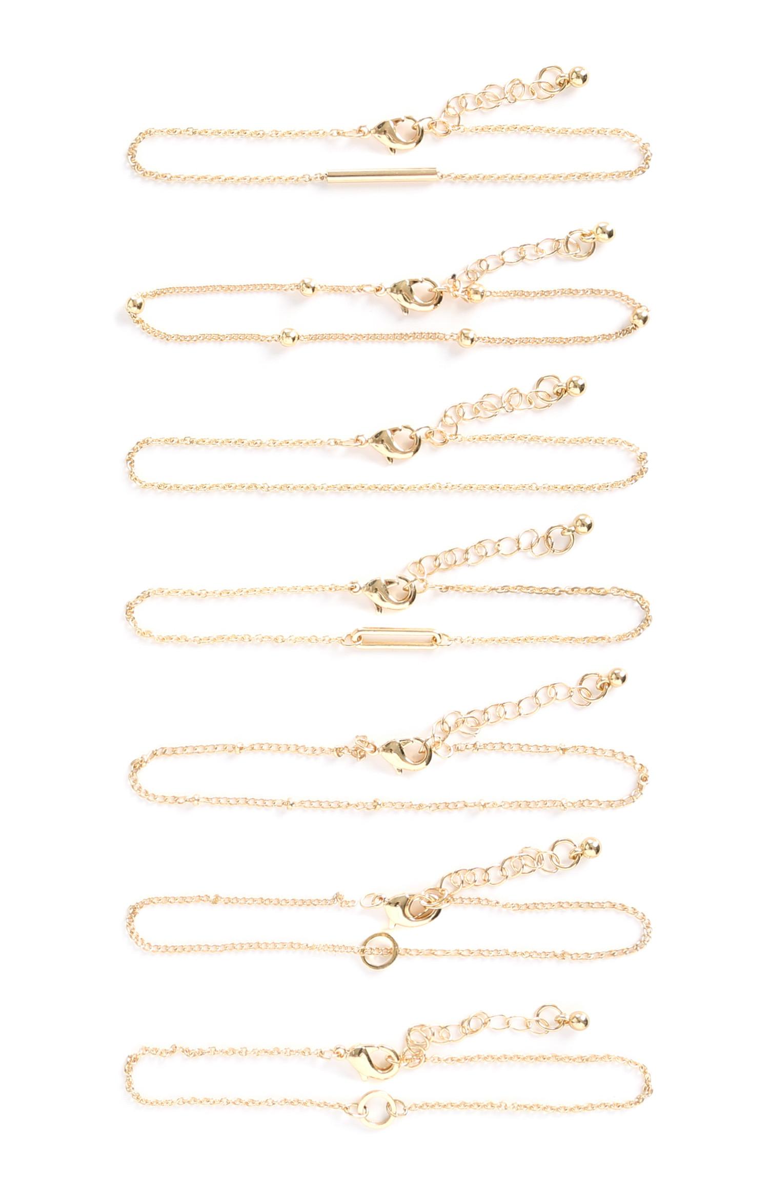 Gold Braclets 8Pk | Bracelet | Jewellery | Womens | Categories ...