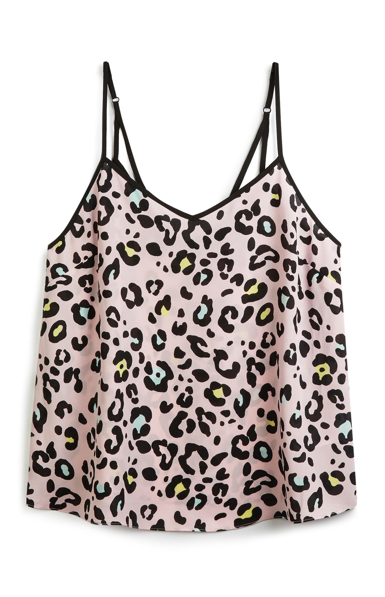 primark animal print blouse