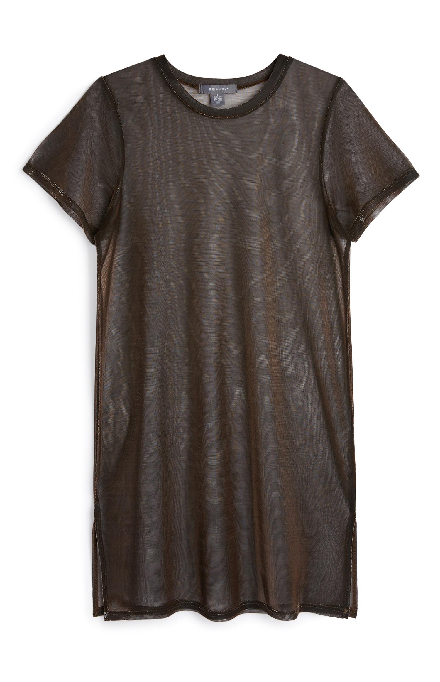sheer t shirt dress