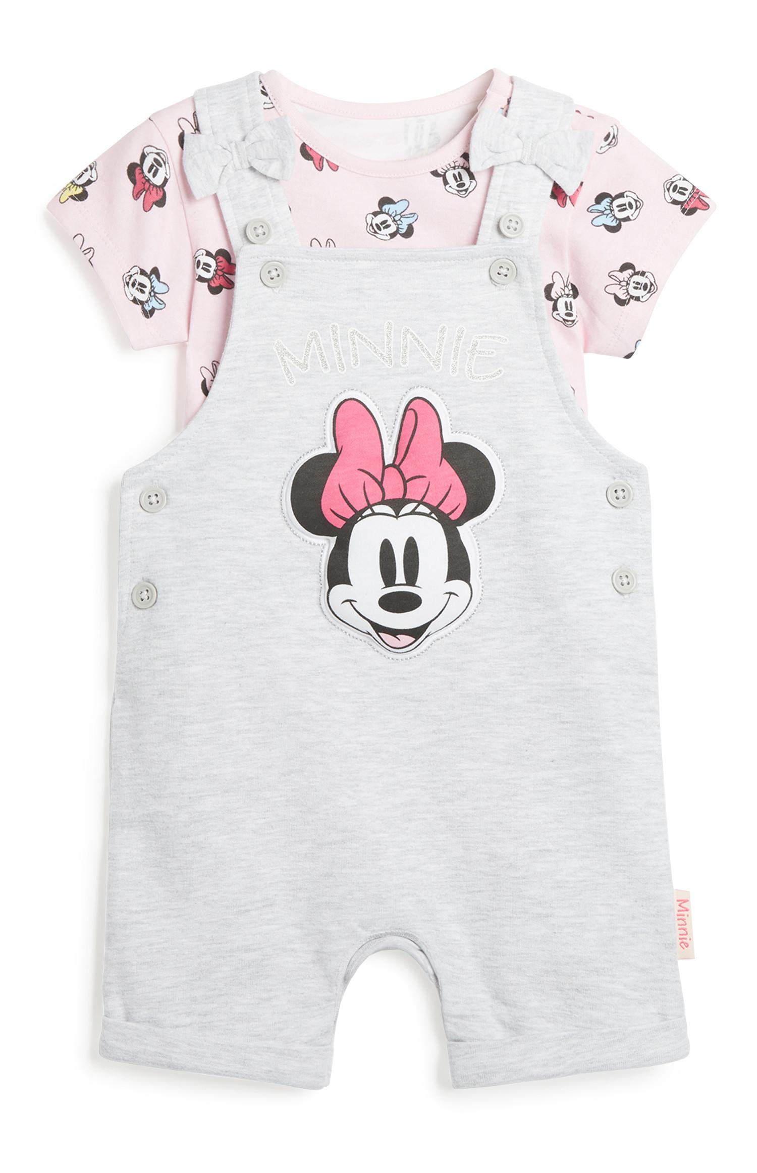 mickey mouse dungaree set for baby