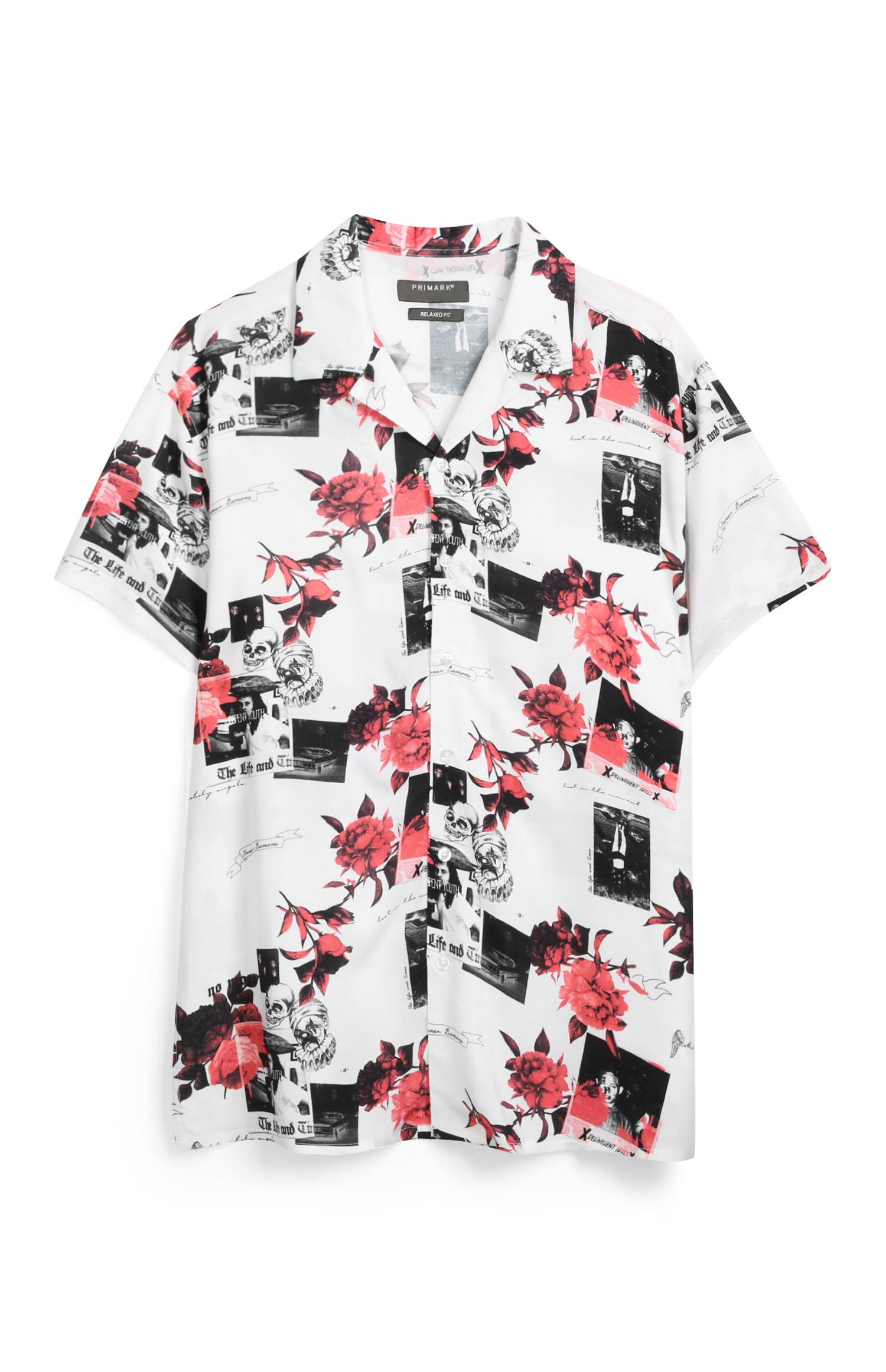 primark mens floral shirts