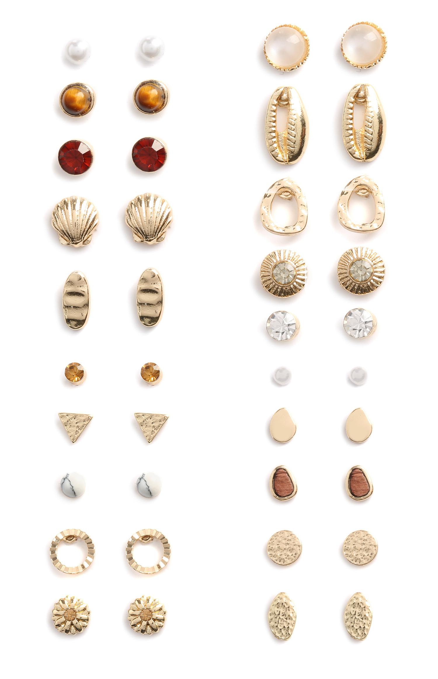 Earrings 20Pk Earring Jewellery Womens Categories Primark