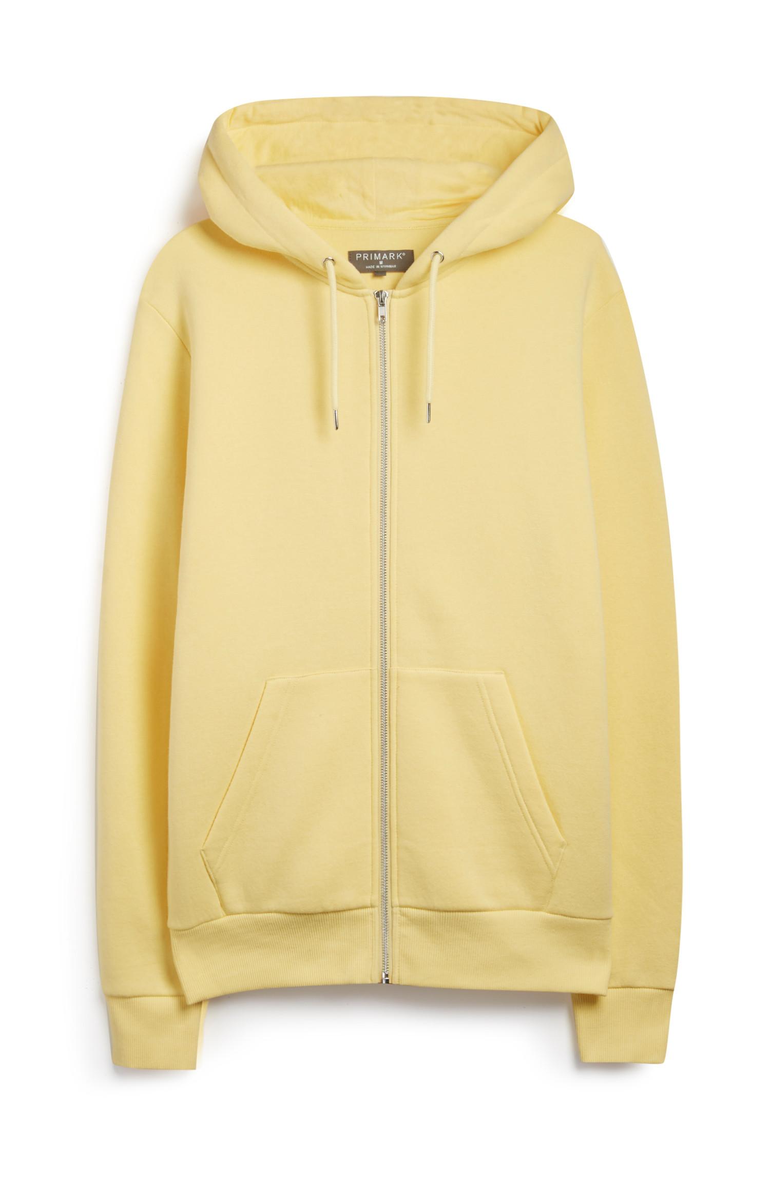 primark brown zip up hoodie