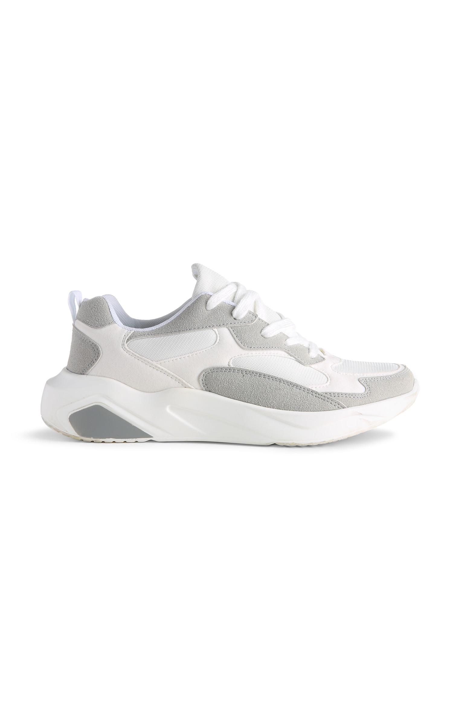 White And Grey Chunky Trainers | Sports | Mens | Categories | Primark ...