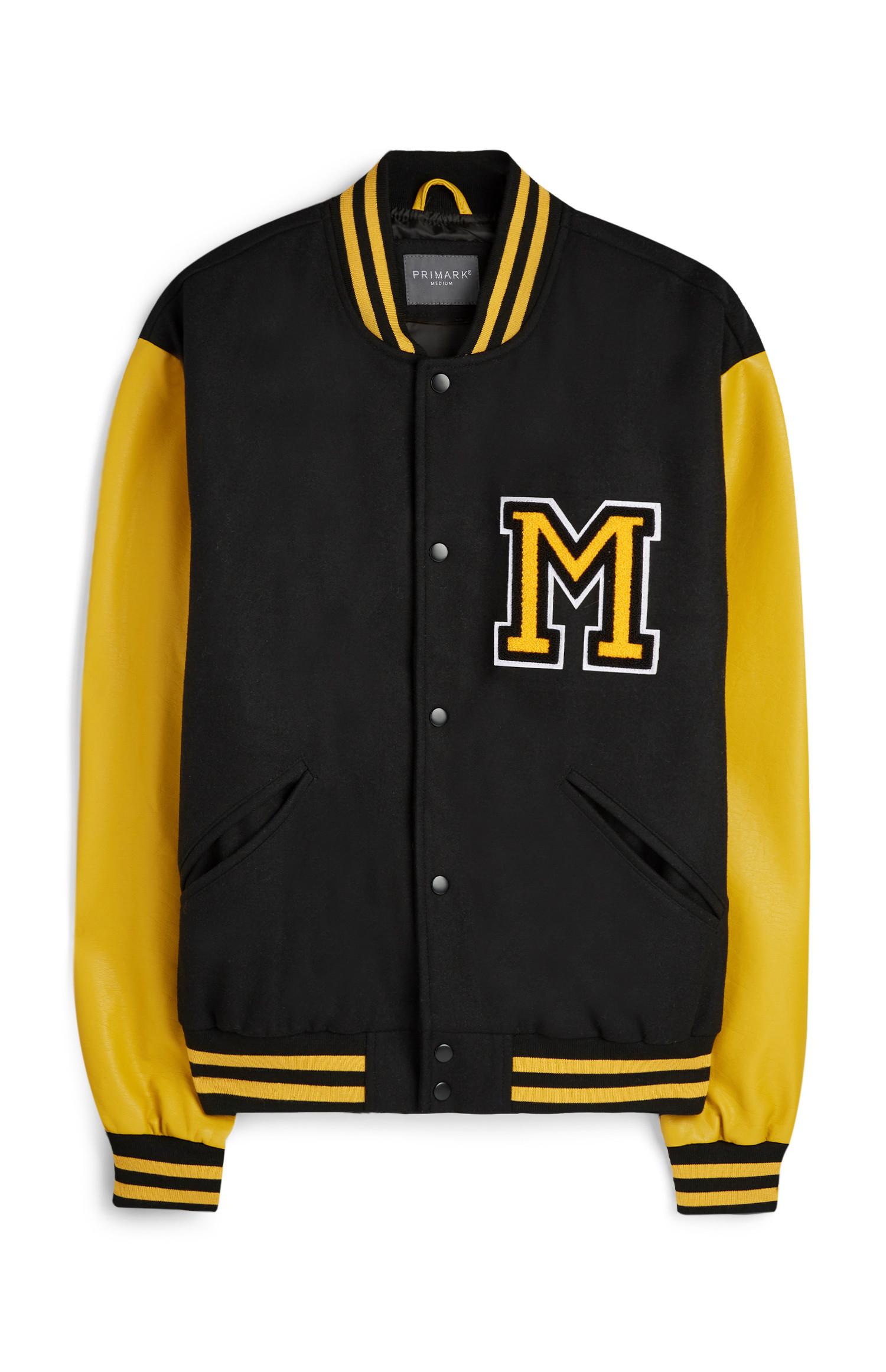 Yellow Varsity Jacket | Coats & Jackets | Mens | Categories | Primark ...