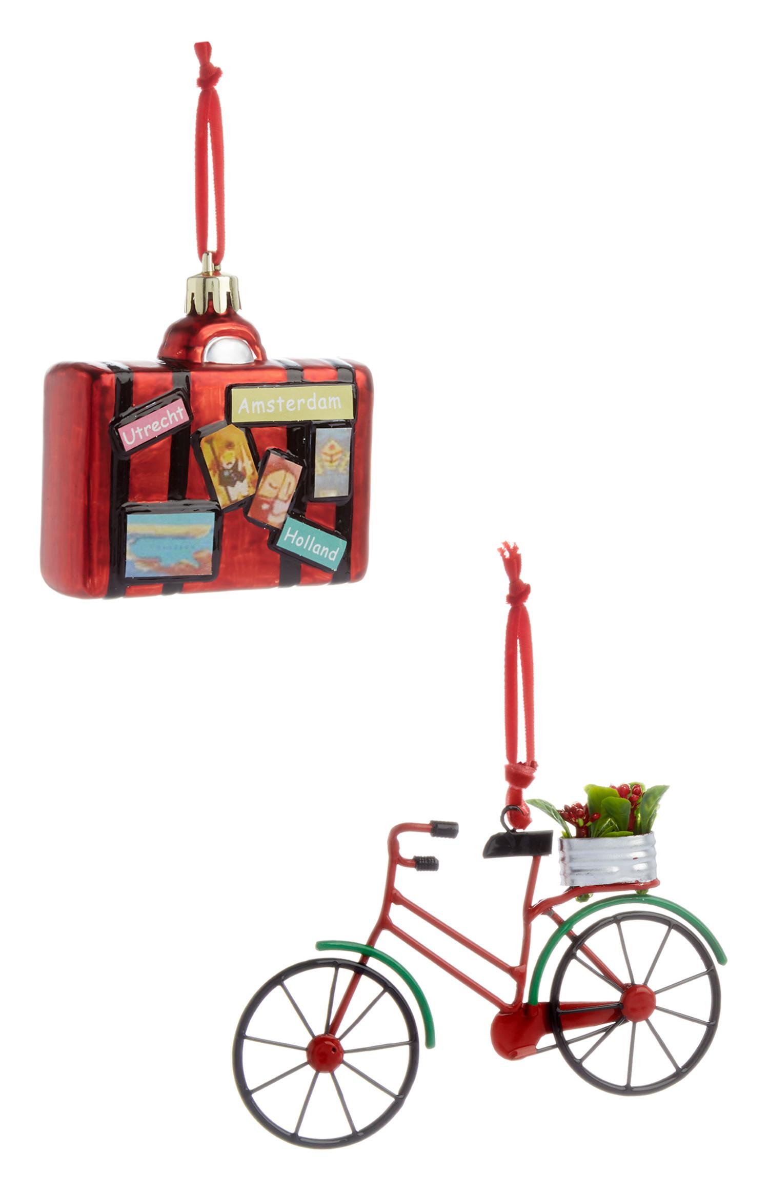 Lot De 2 Boules De Noël Amsterdam Articles De Saison All