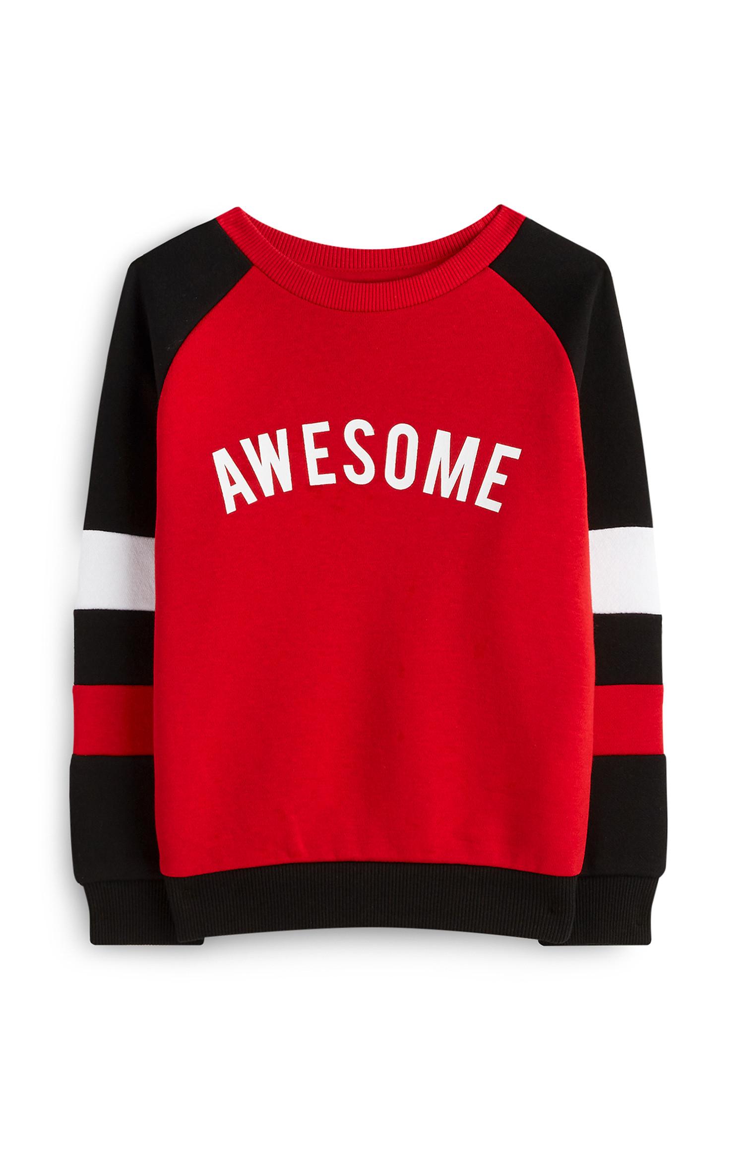 sudadera roja primark
