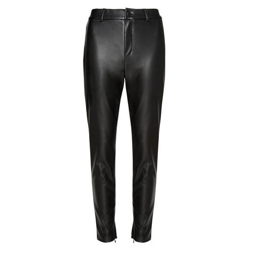 BIKERHOSE AUS KUNSTLEDER MIT REISSVERSCHLÜSSEN Hosen BIKERHOSE AUS KUNSTLEDER MIT REISSVERSCHLÜSSEN Hosen