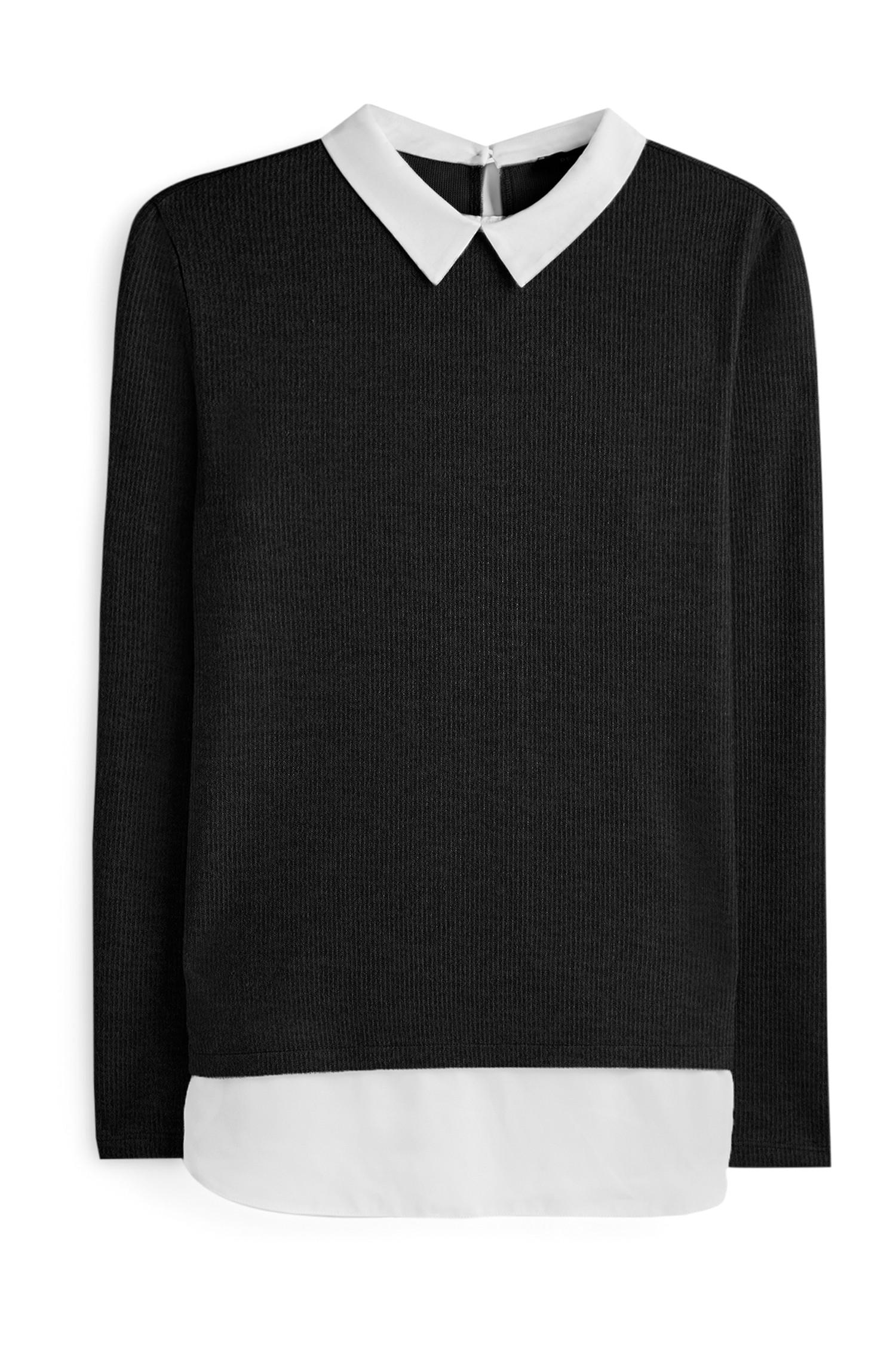 black shirt jumper womens