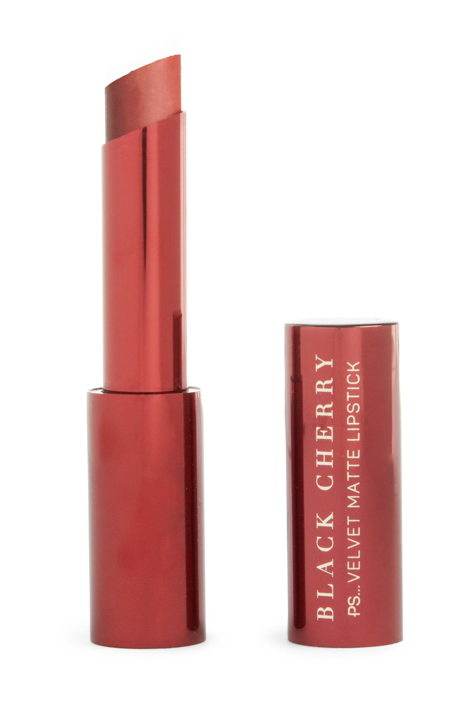 Rouge à Lèvres Mat Effet Velours Foncé Black Cherry Lèvres
