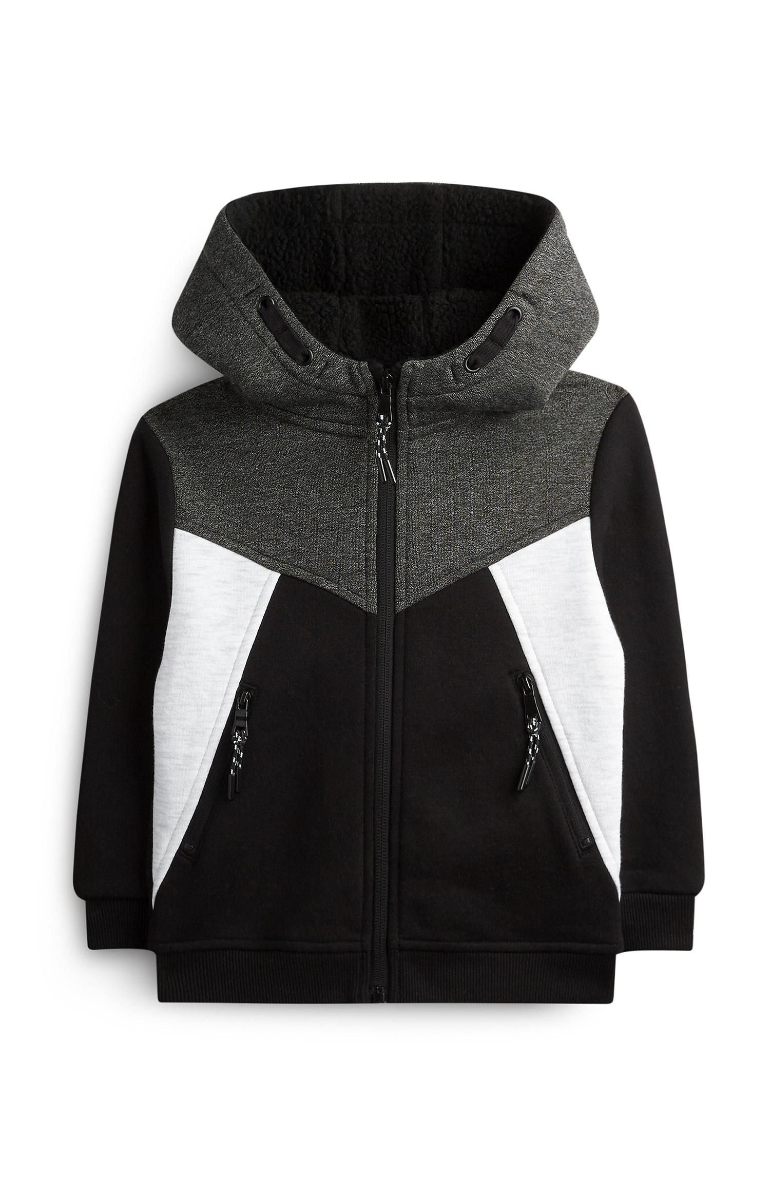 boys borg hoodie