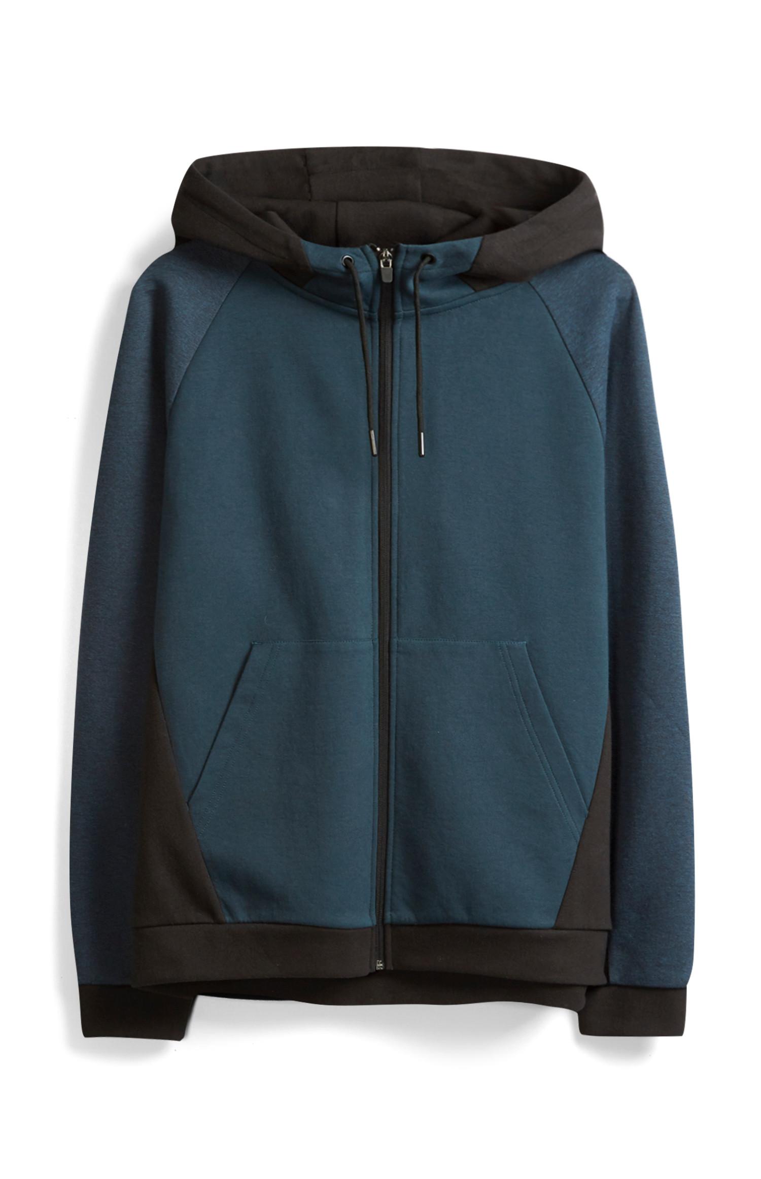 primark brown zip up hoodie