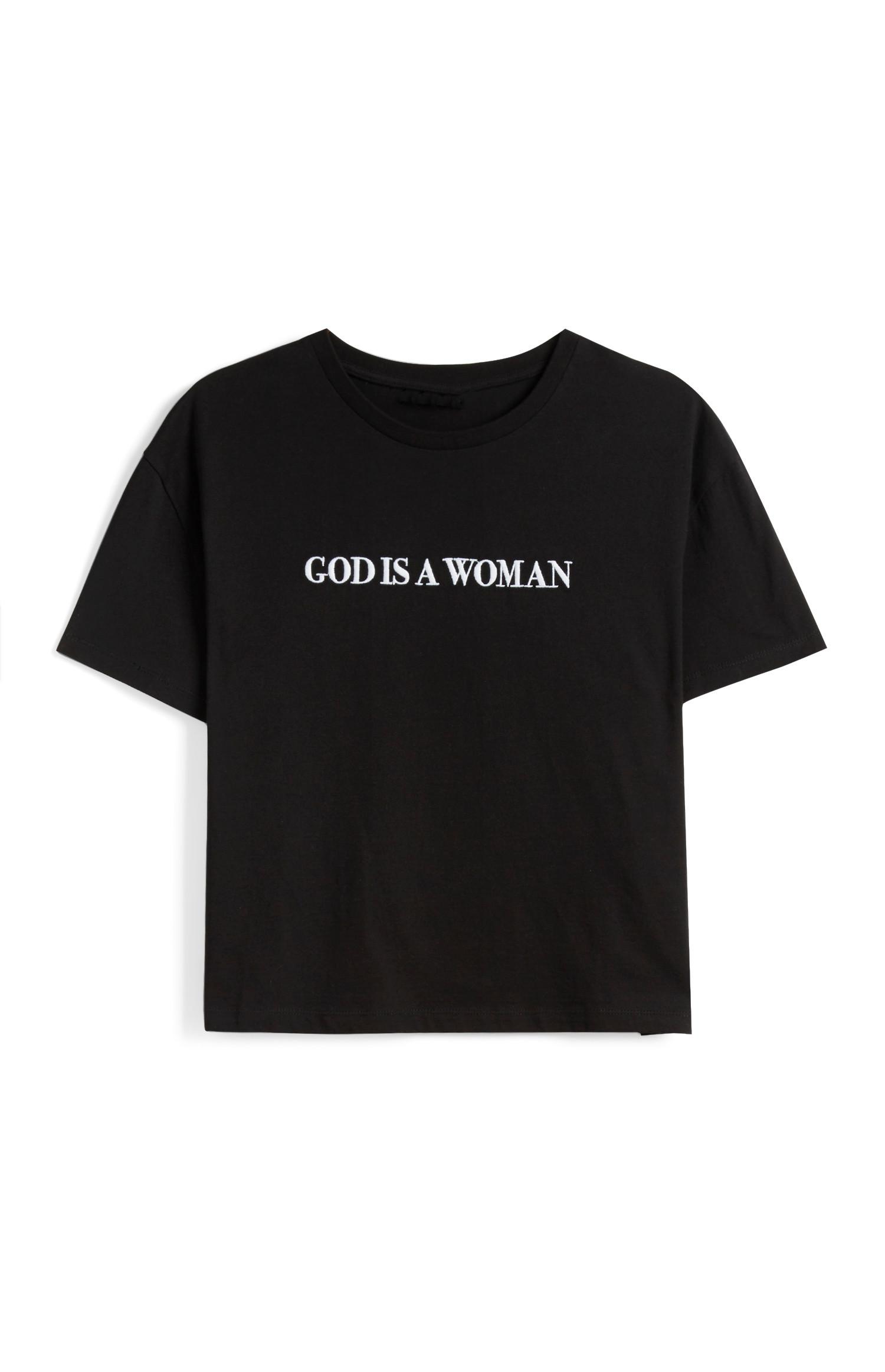 ariana grande t shirt god is a woman