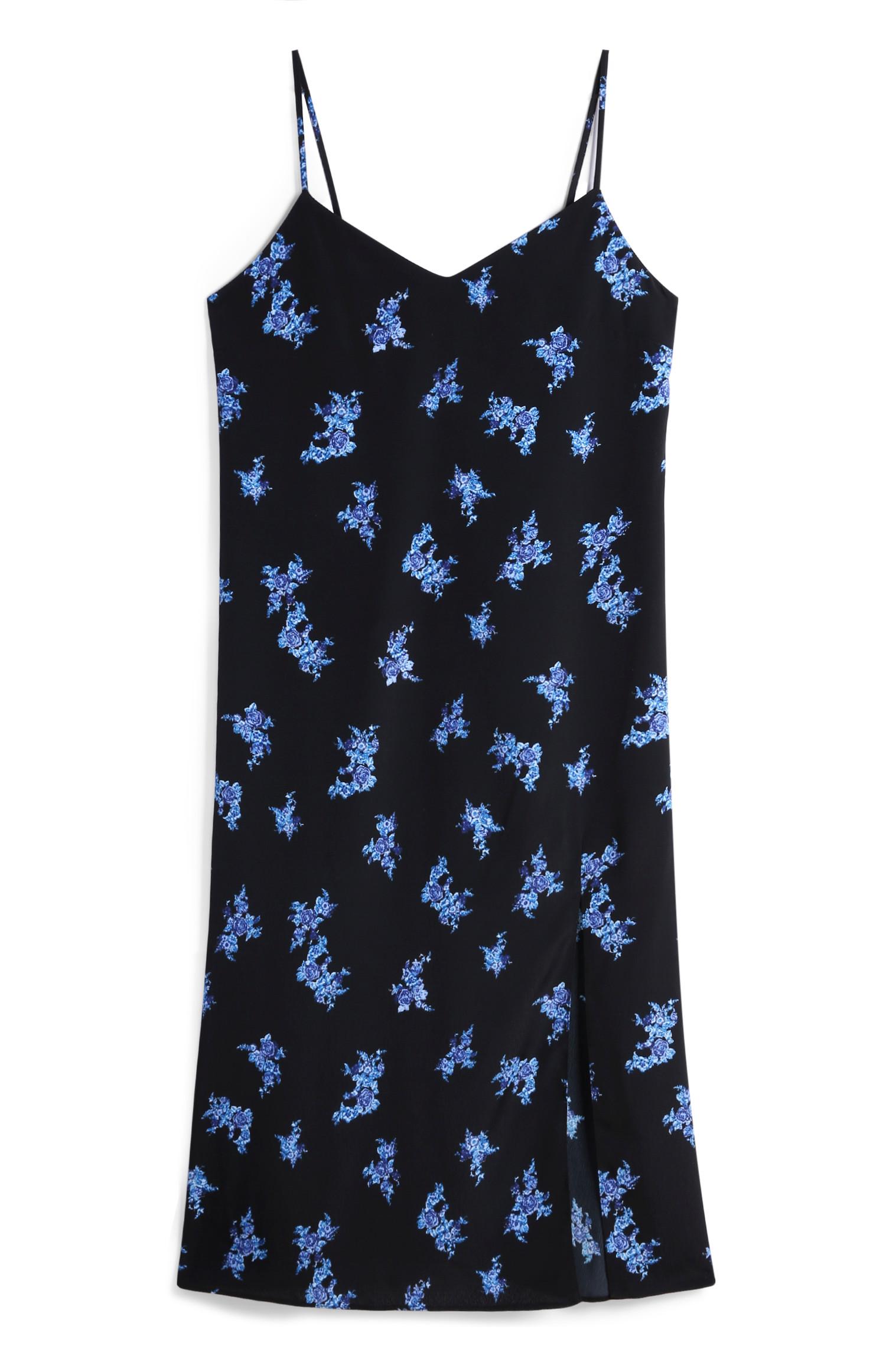 primark black floral dress