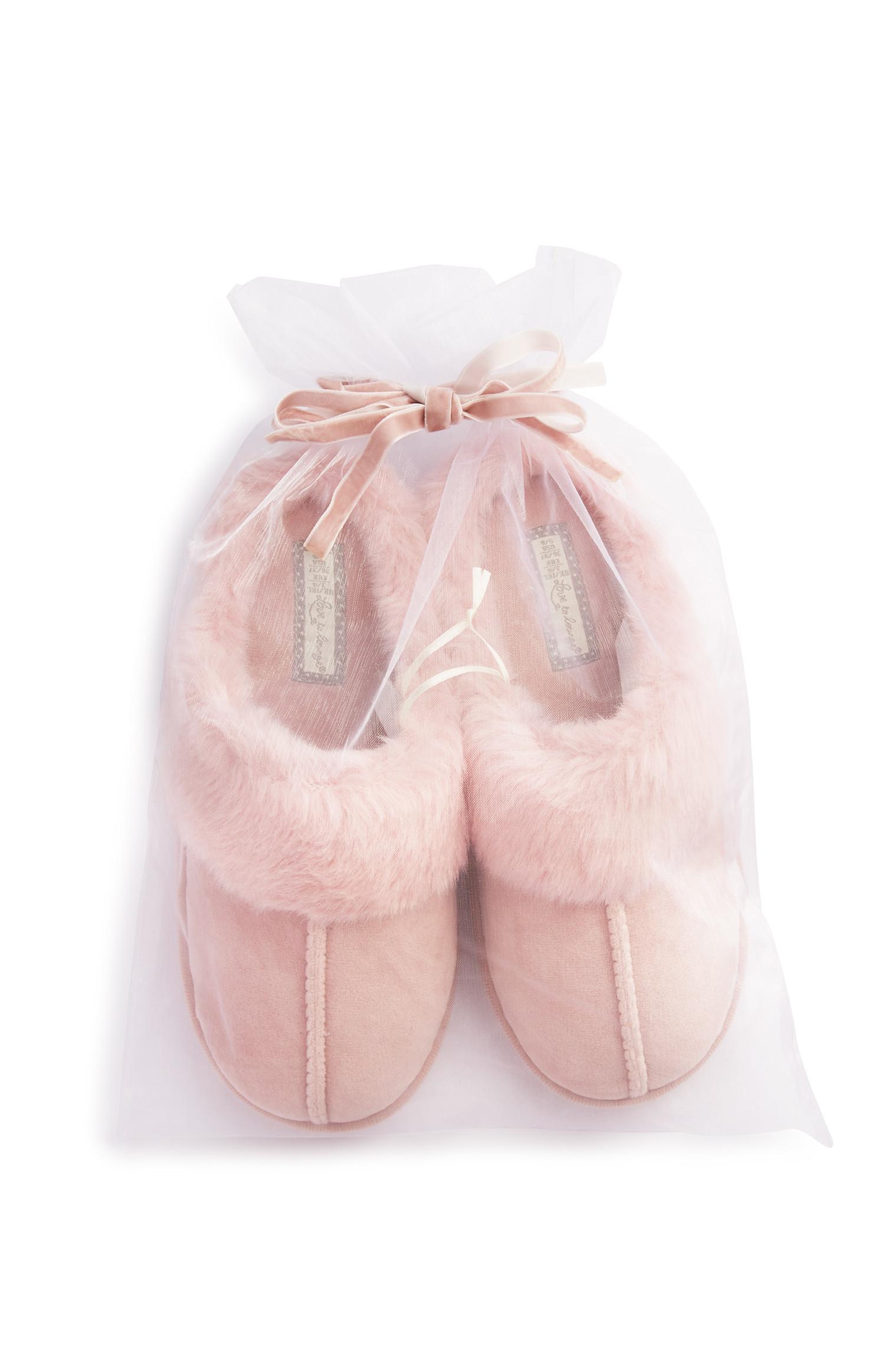 Pink Fluffy Slippers | Slippers | Shoes 