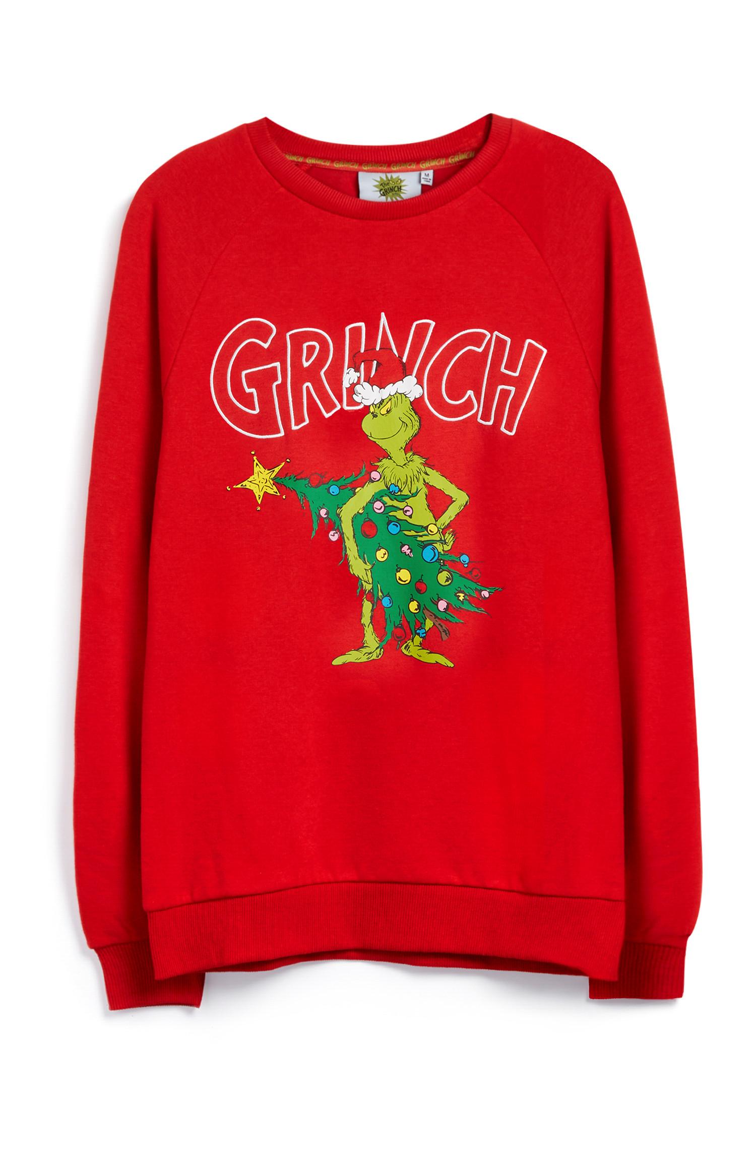 mens grinch jumper