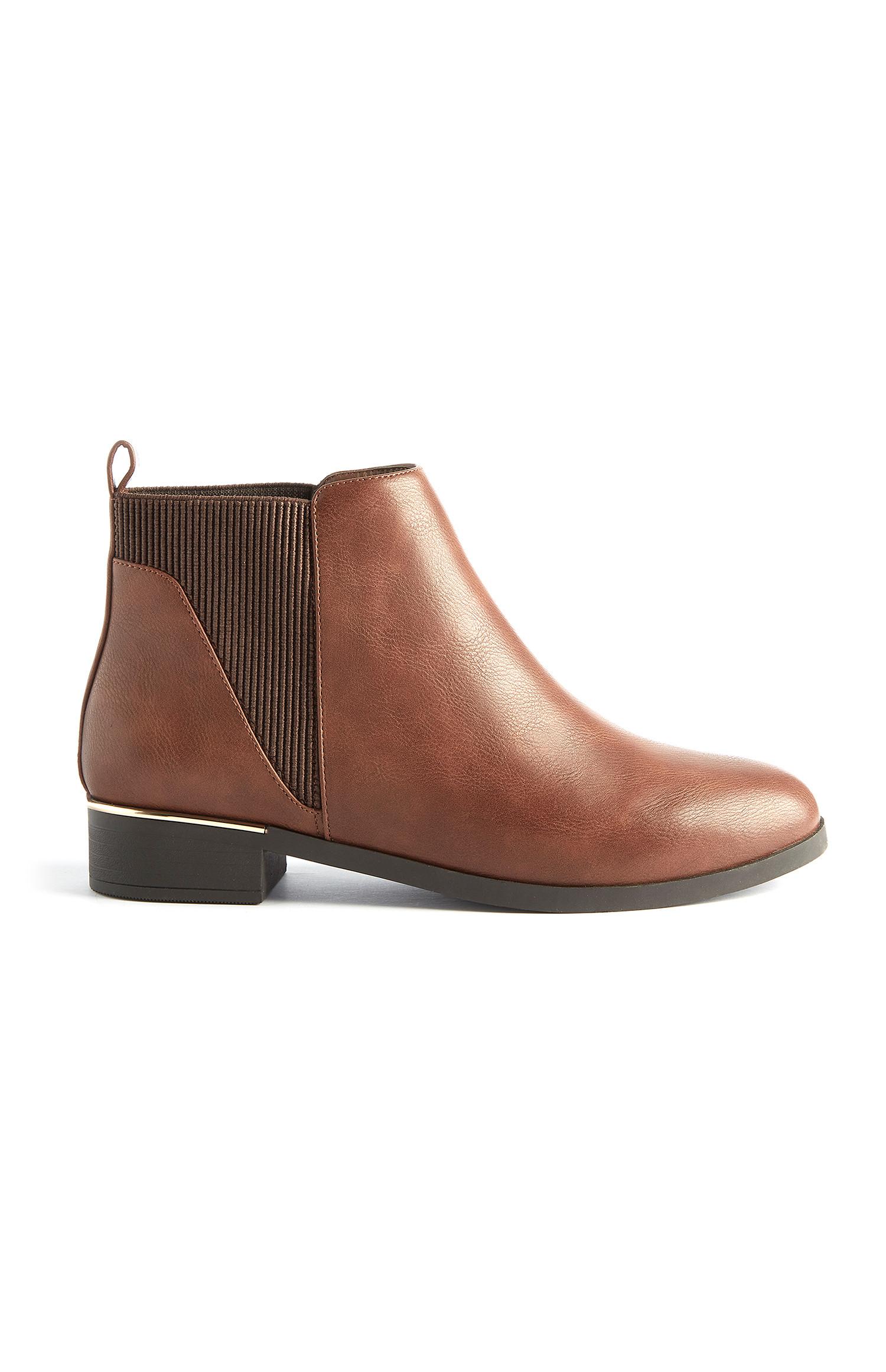 faux leather chelsea boots womens