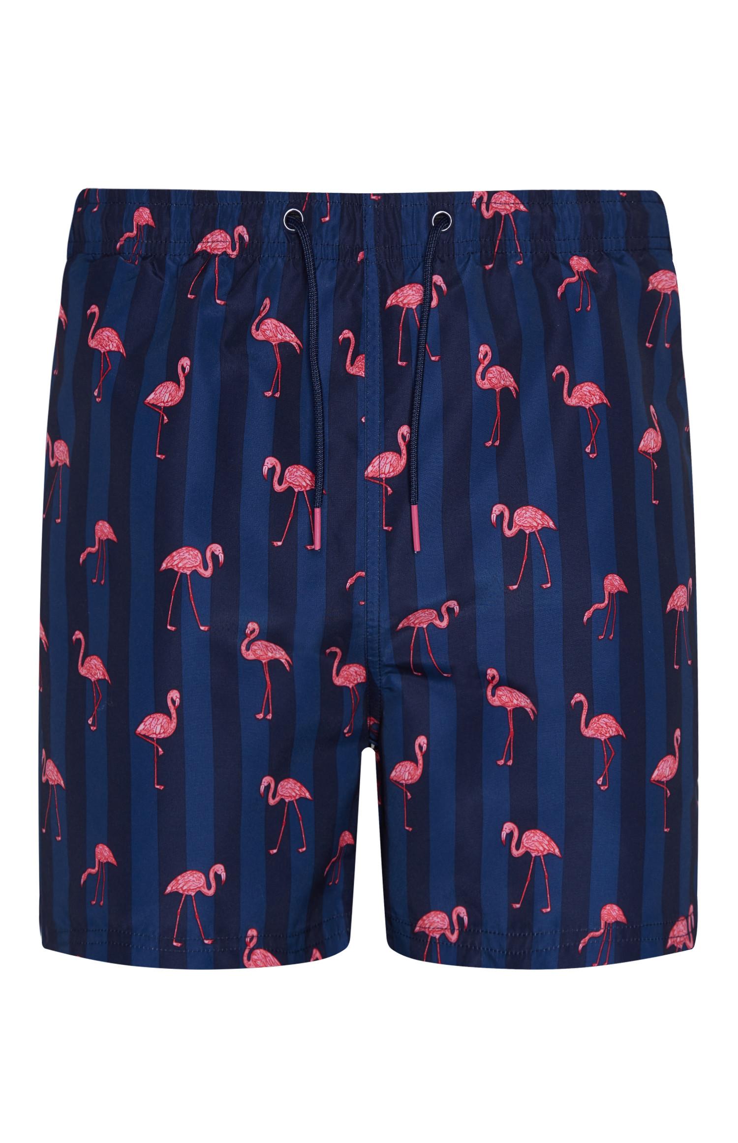 blue flamingo swim shorts