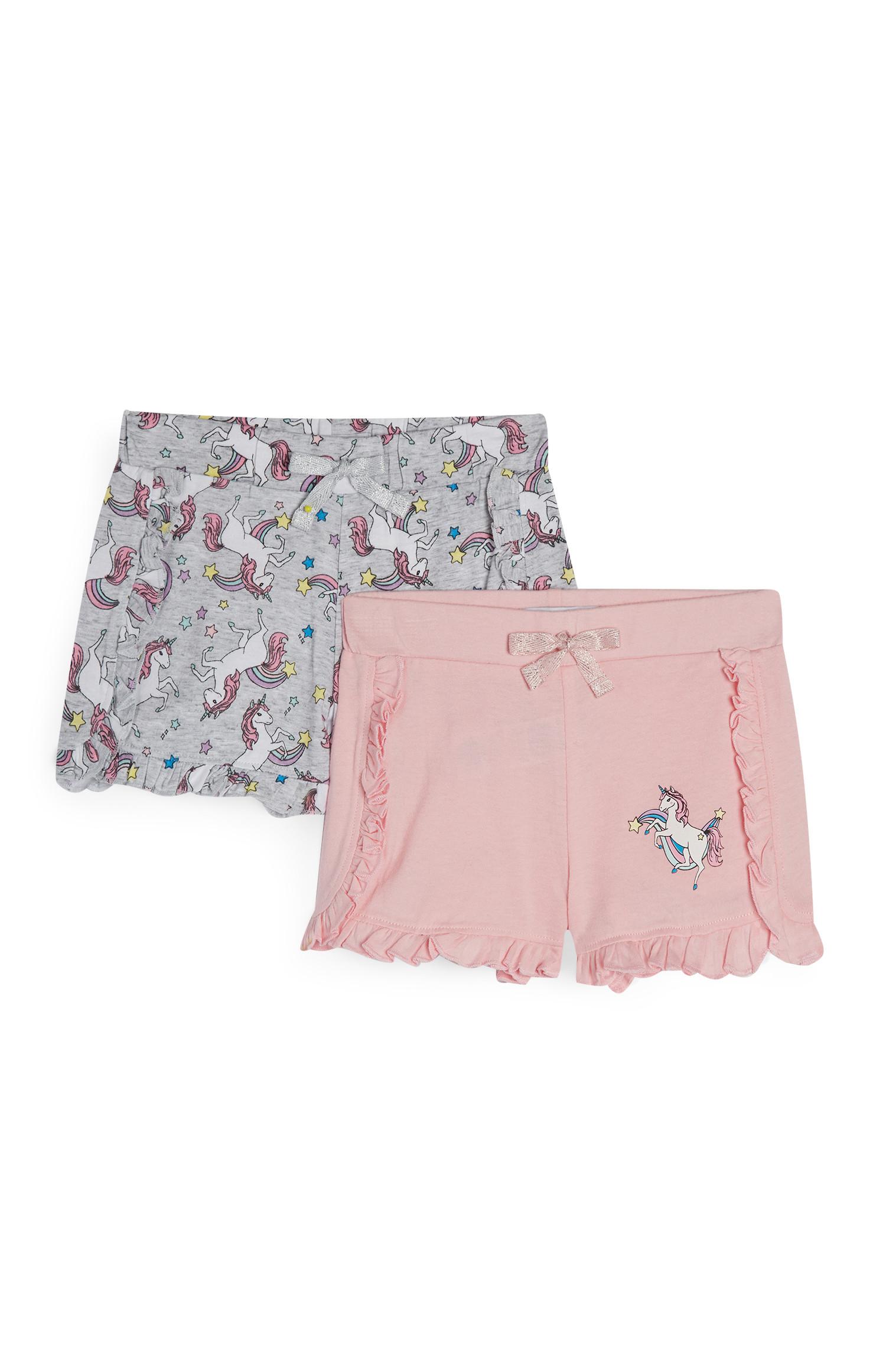 unicorn shorts for girls