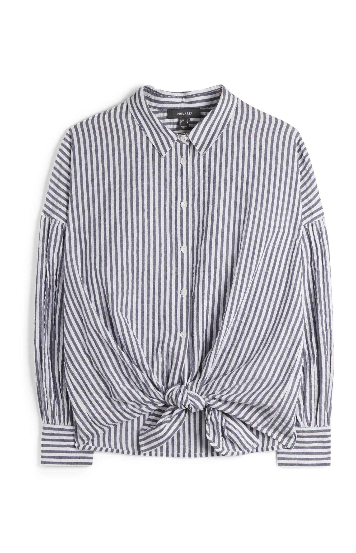 black and white striped shirt primark