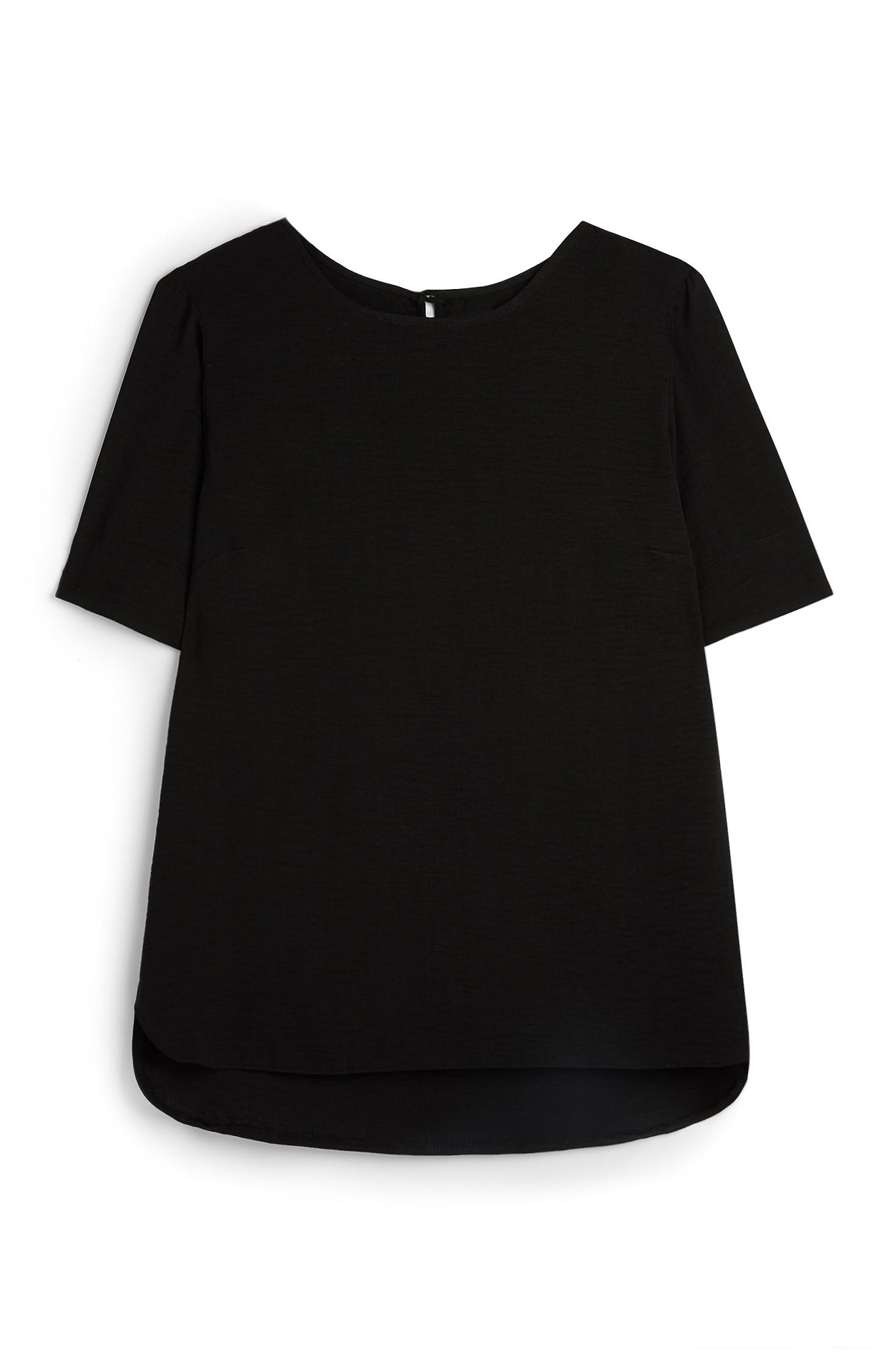 plain black dress primark