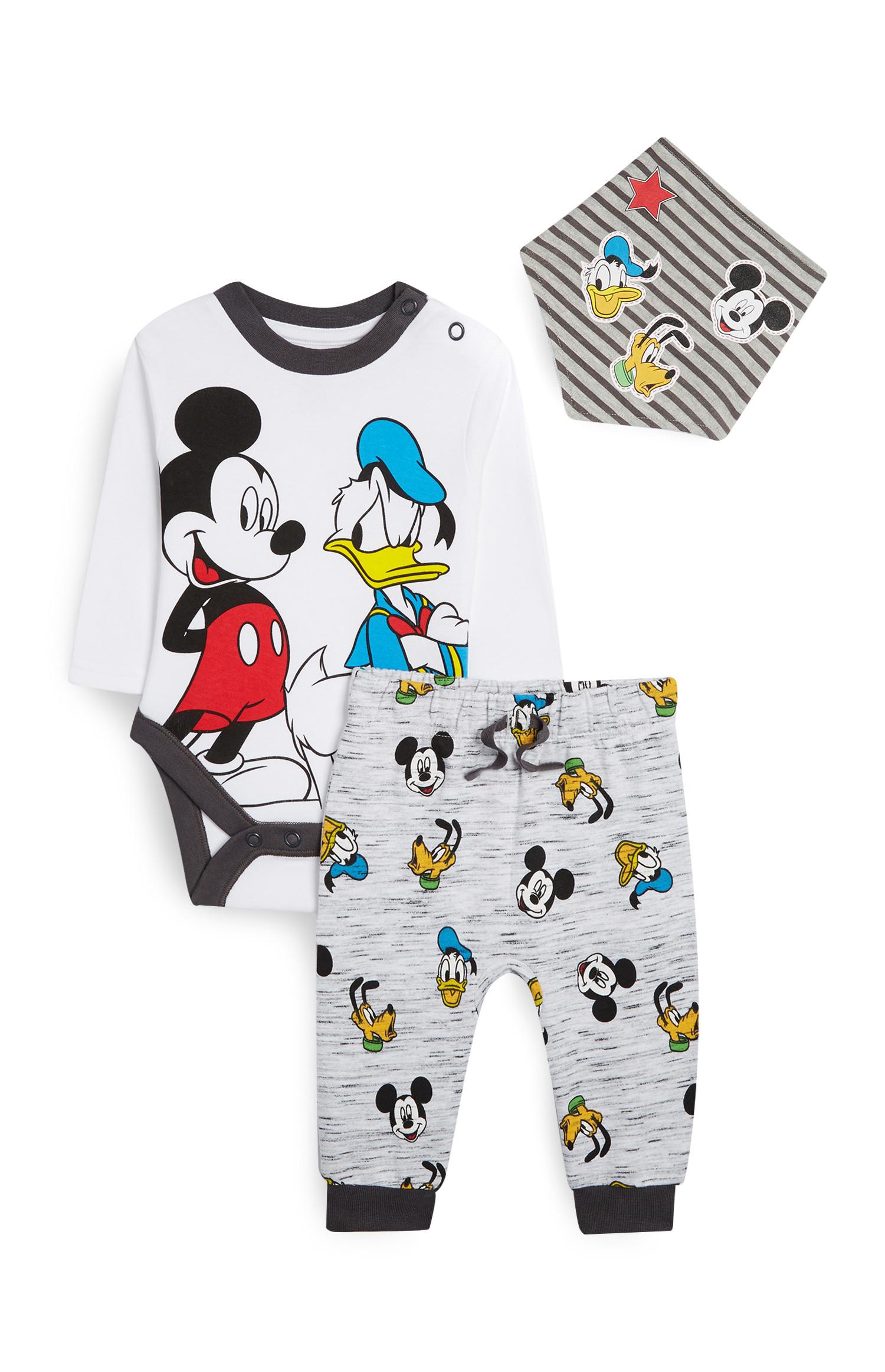 3 Piece Mickey Mouse And Donald Duck Set Baby Basics Baby