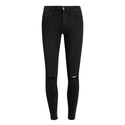 Fonkelnieuw Zwarte skinny jeans met scheuren en gaten | Jeans | Kleding GN-73