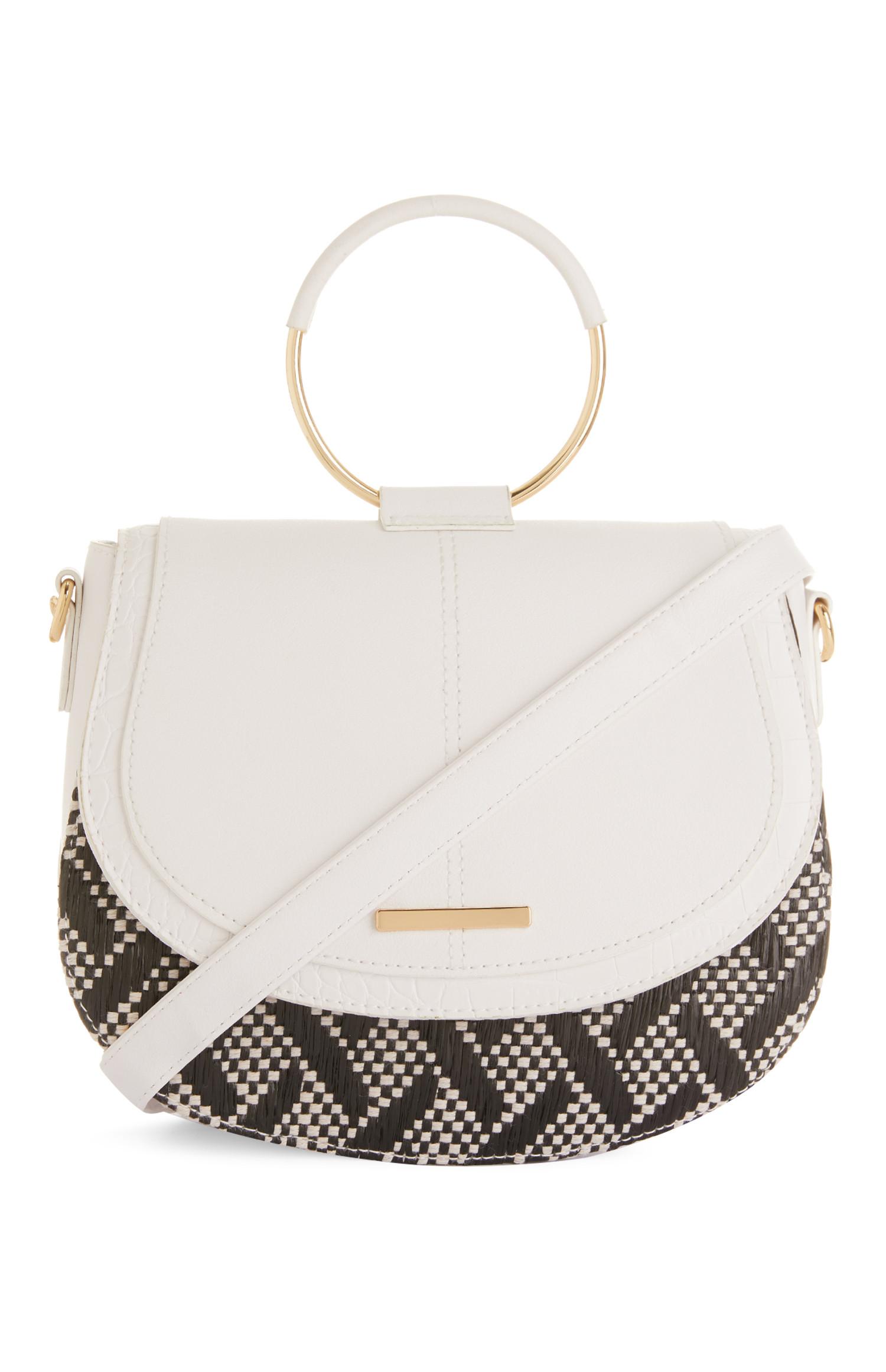 white handbags primark