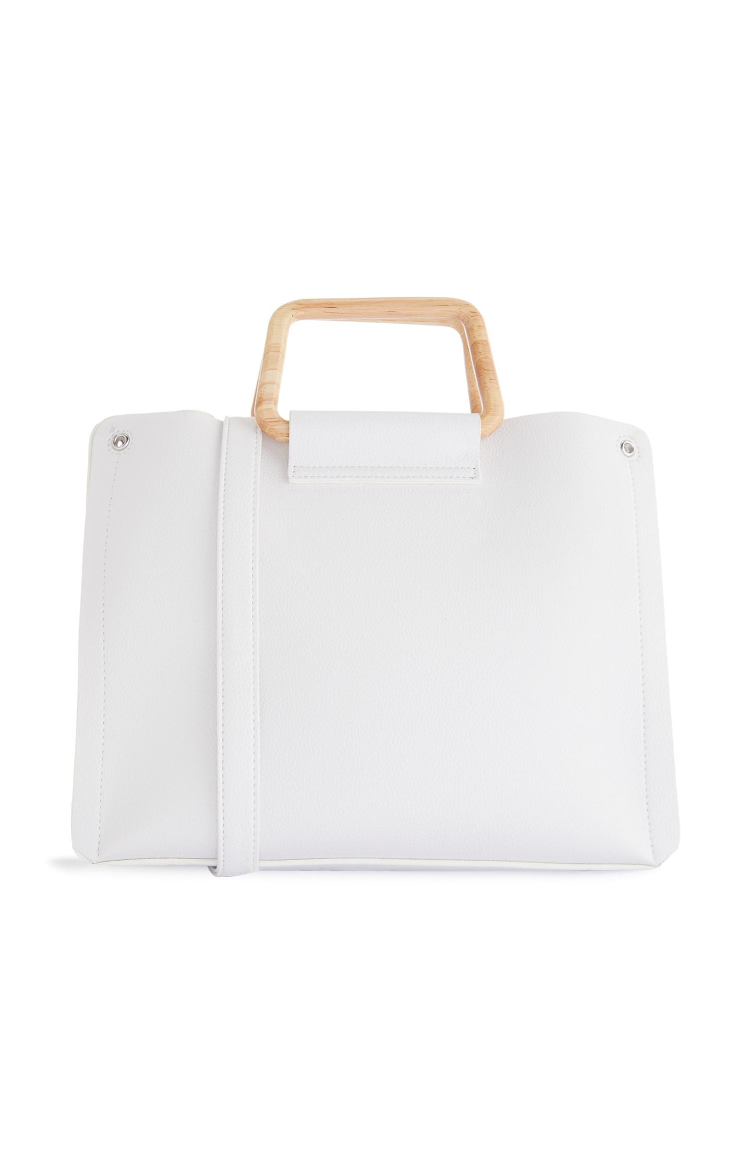 white handbags primark