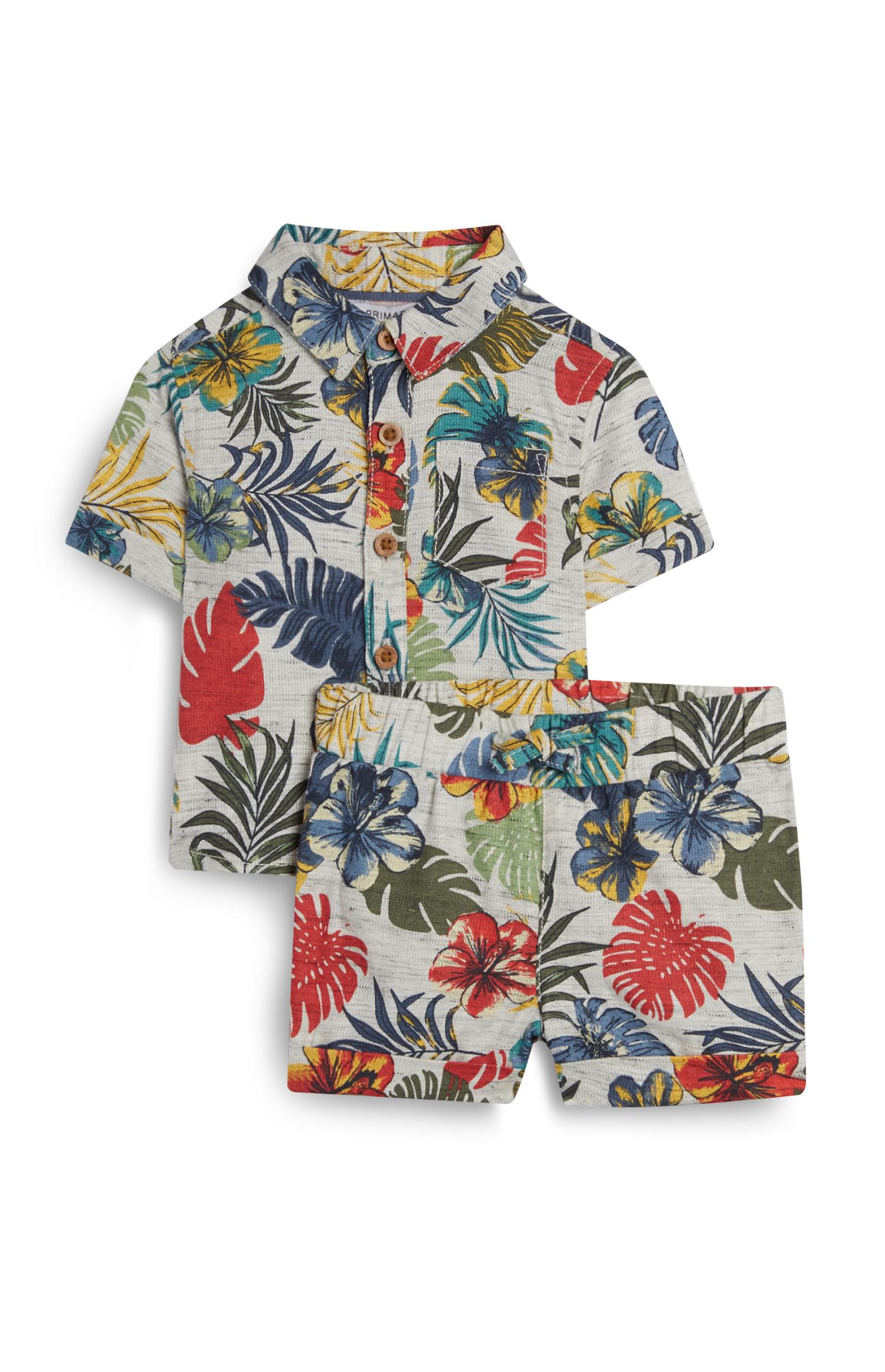 baby boy flower shirt