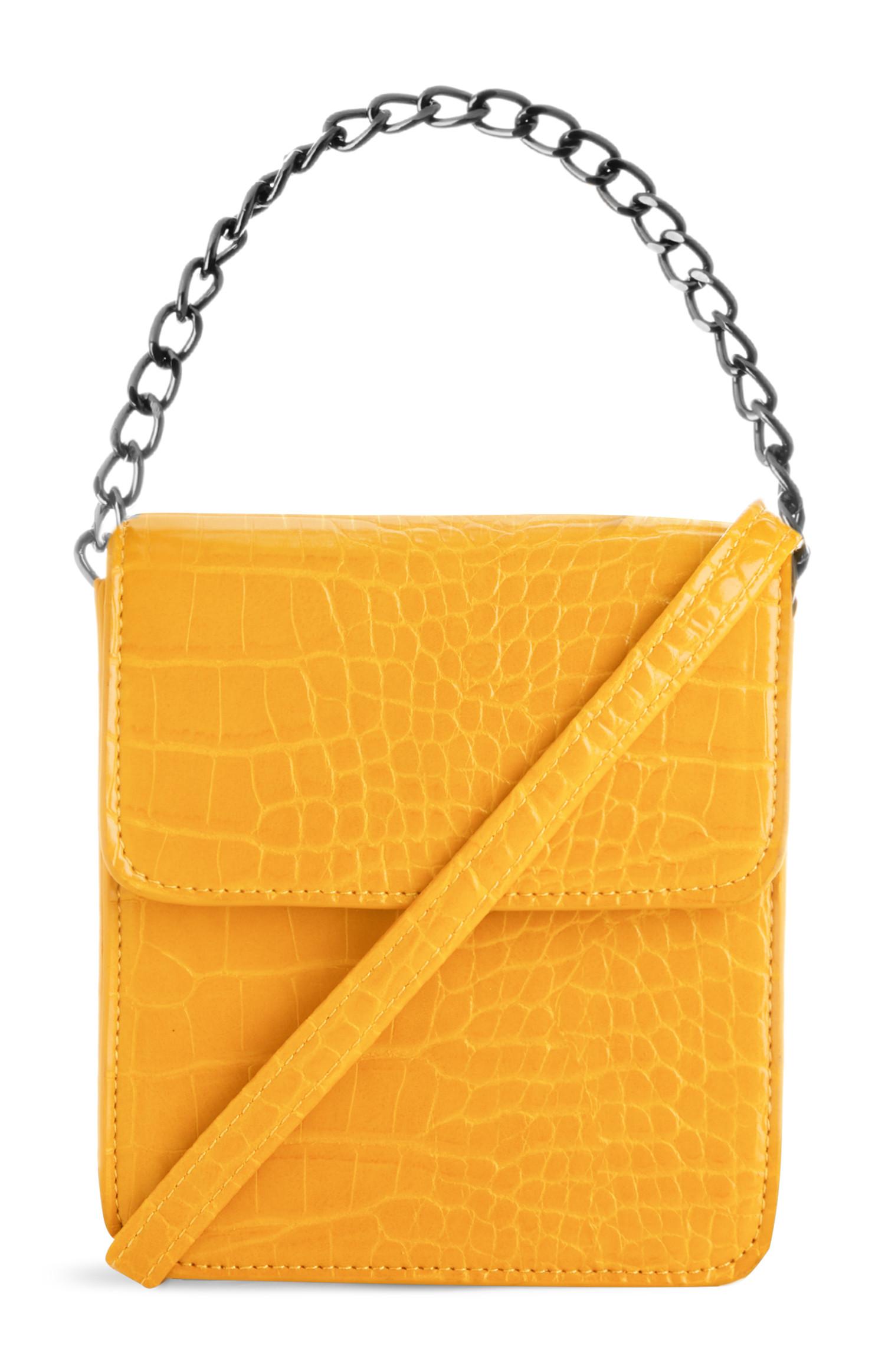 yellow handbags primark
