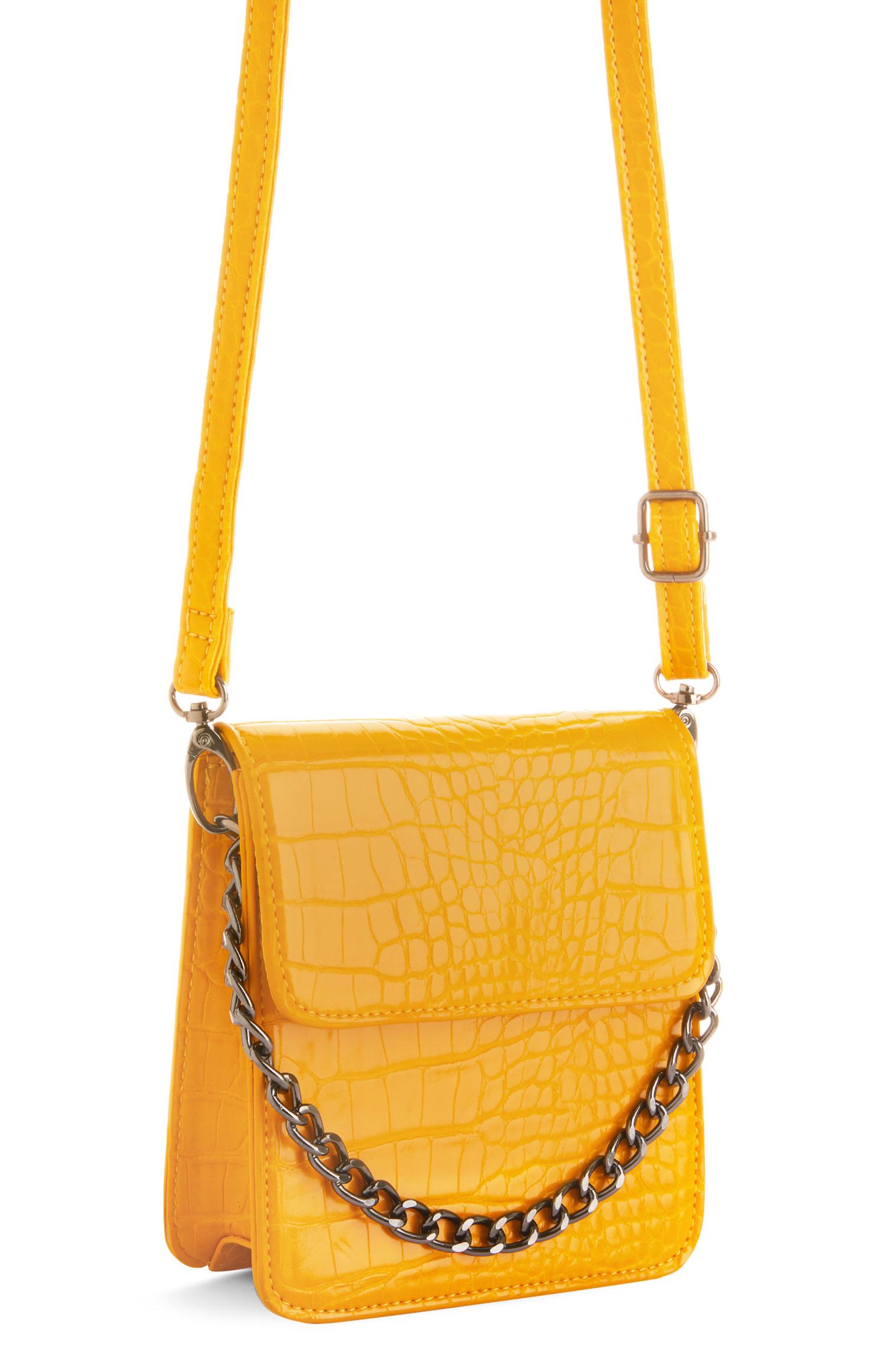 yellow handbags primark
