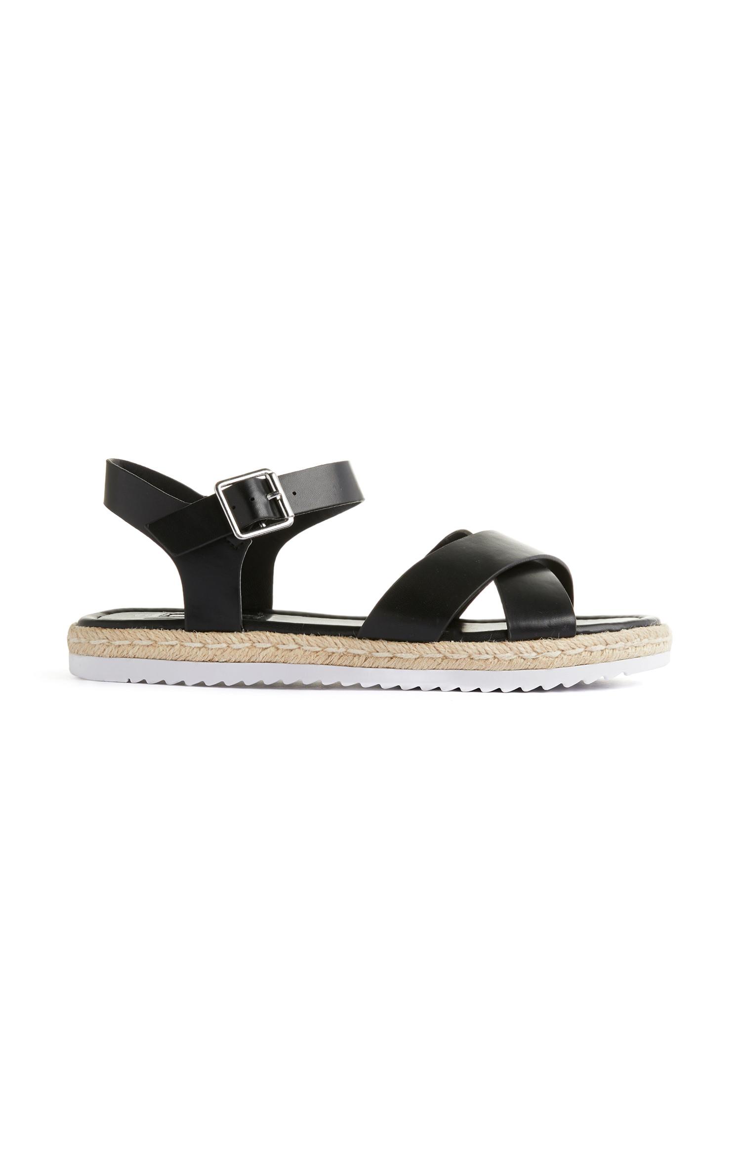 primark sandals black