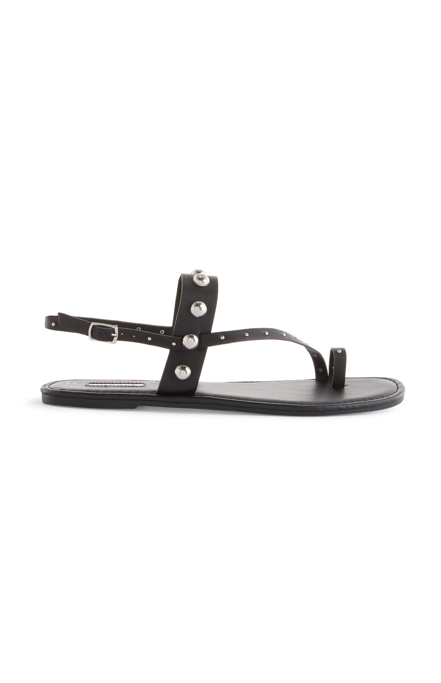 primark black flip flops