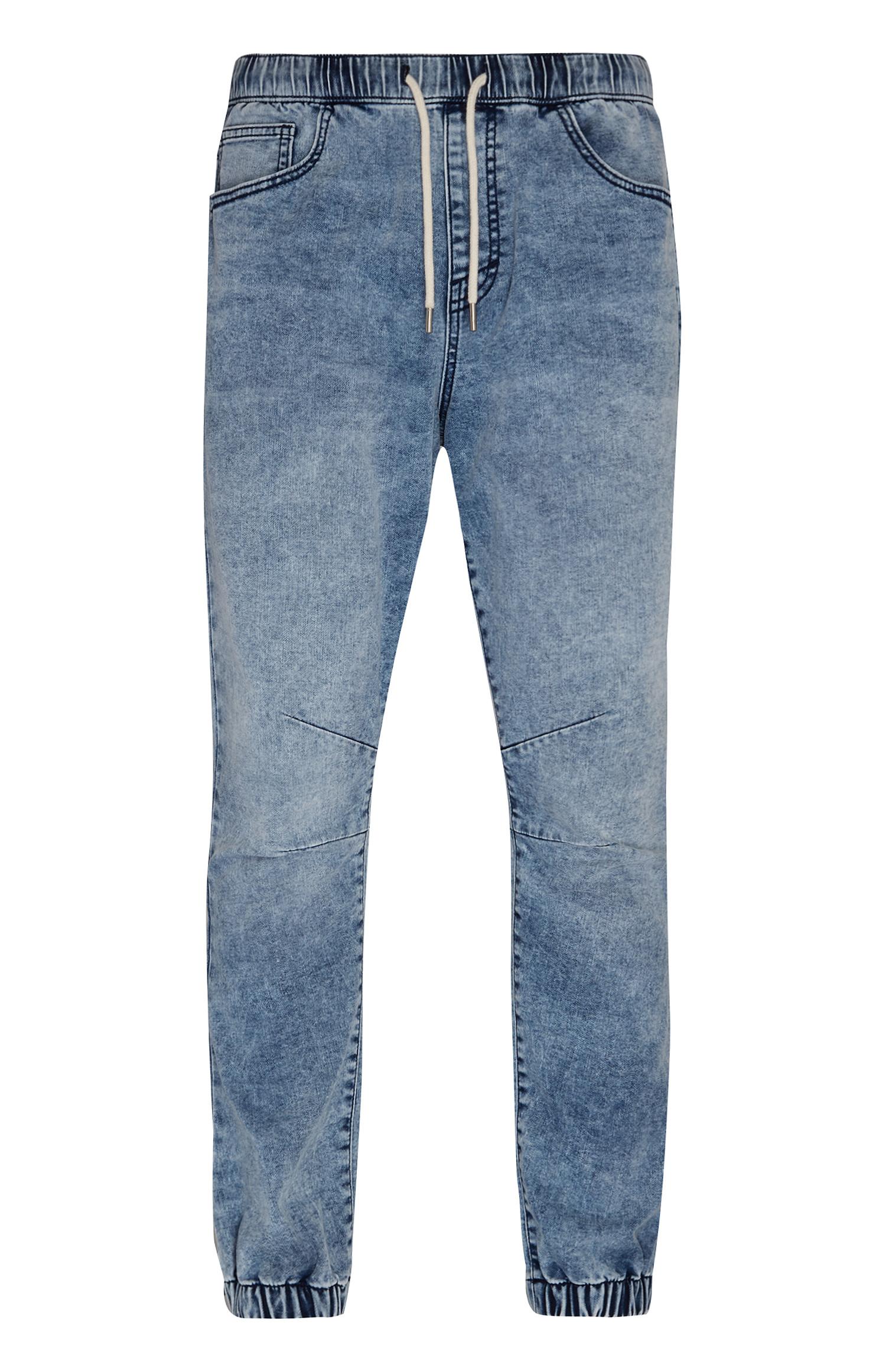 mens denim joggers uk