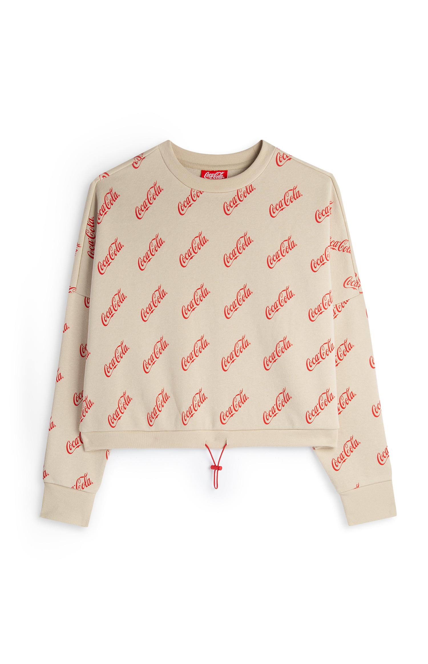 coca cola cropped sweatshirt