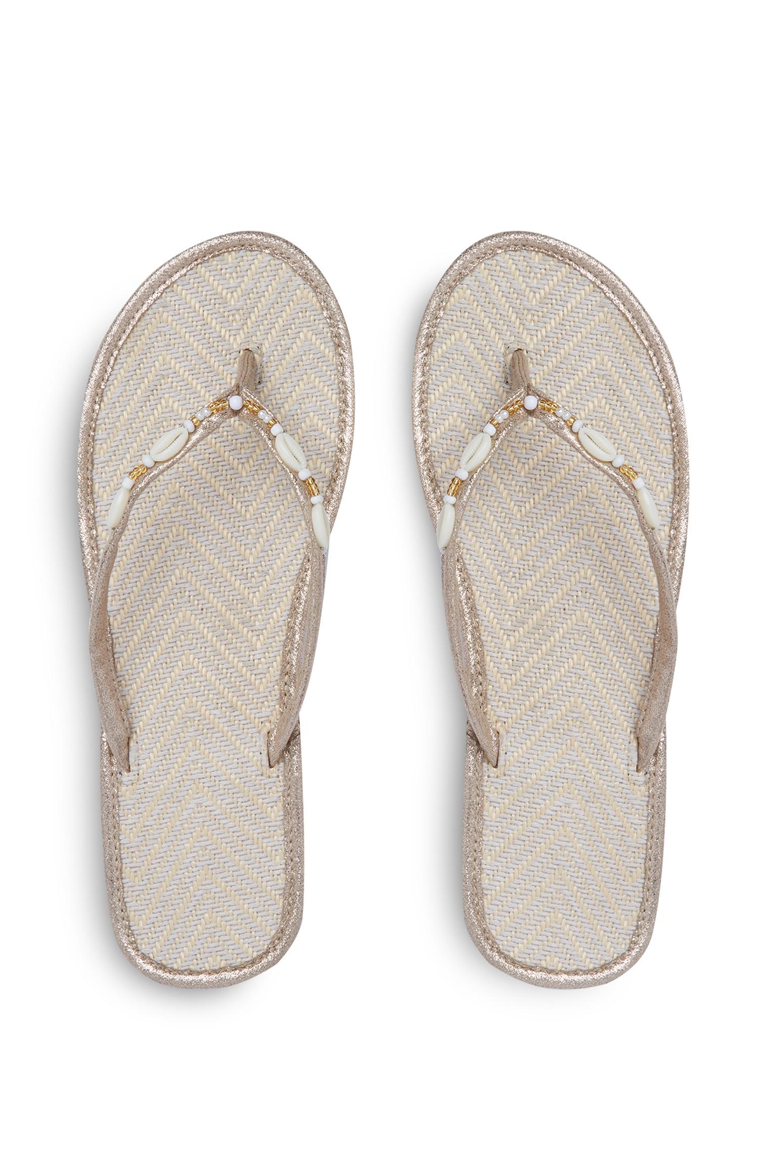 embellished flip flops uk