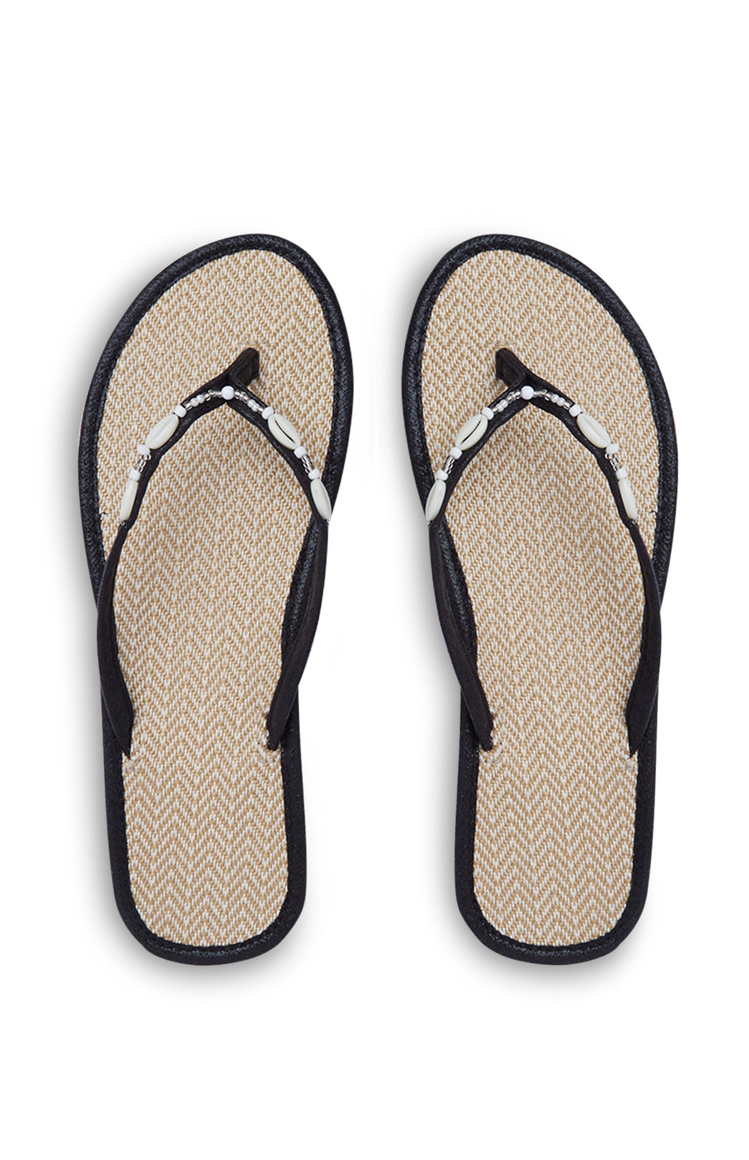 primark black flip flops