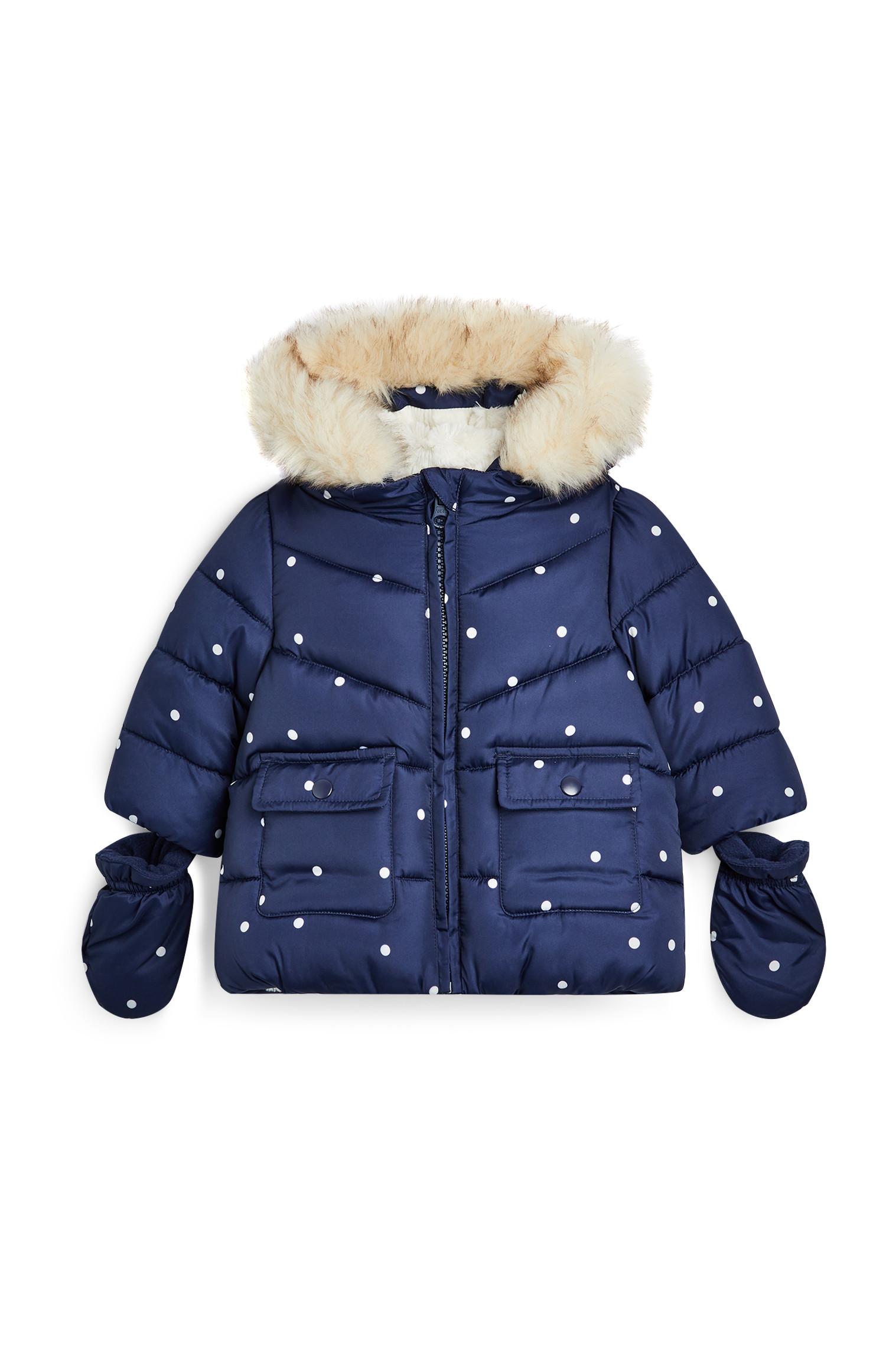 baby jacket with mittens