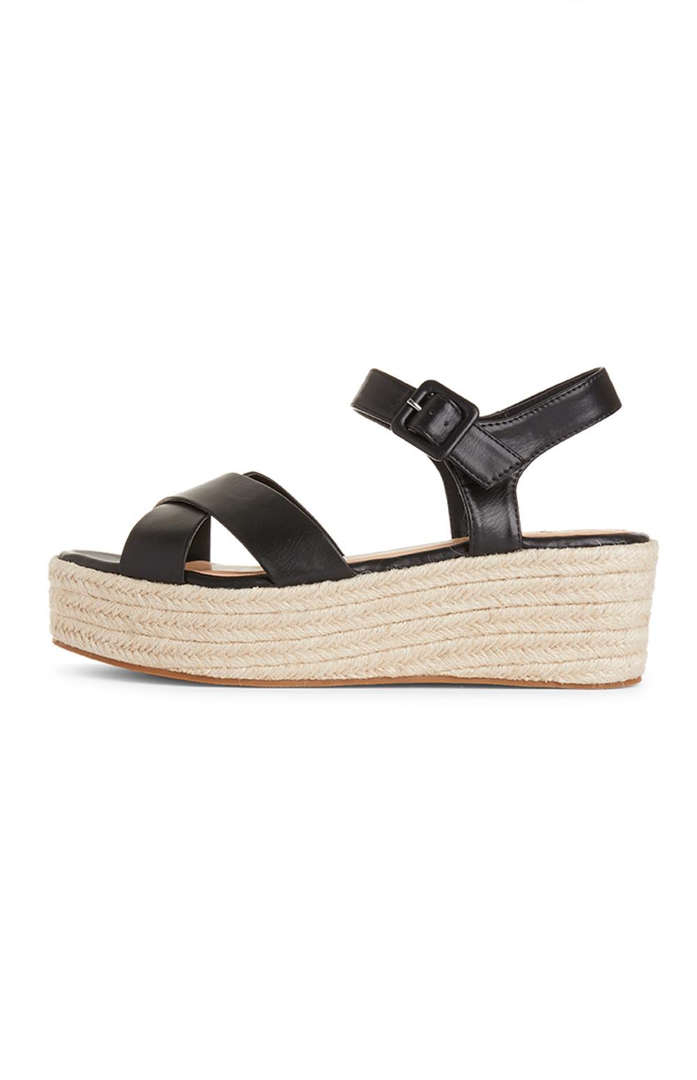 primark black wedges