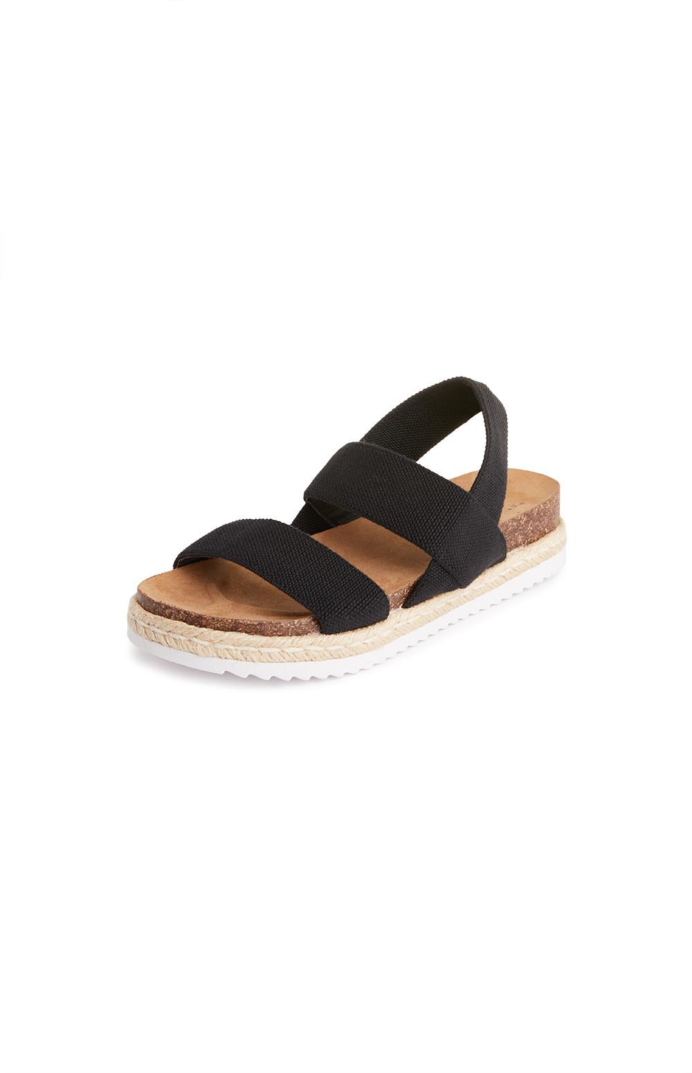 primark sandals black