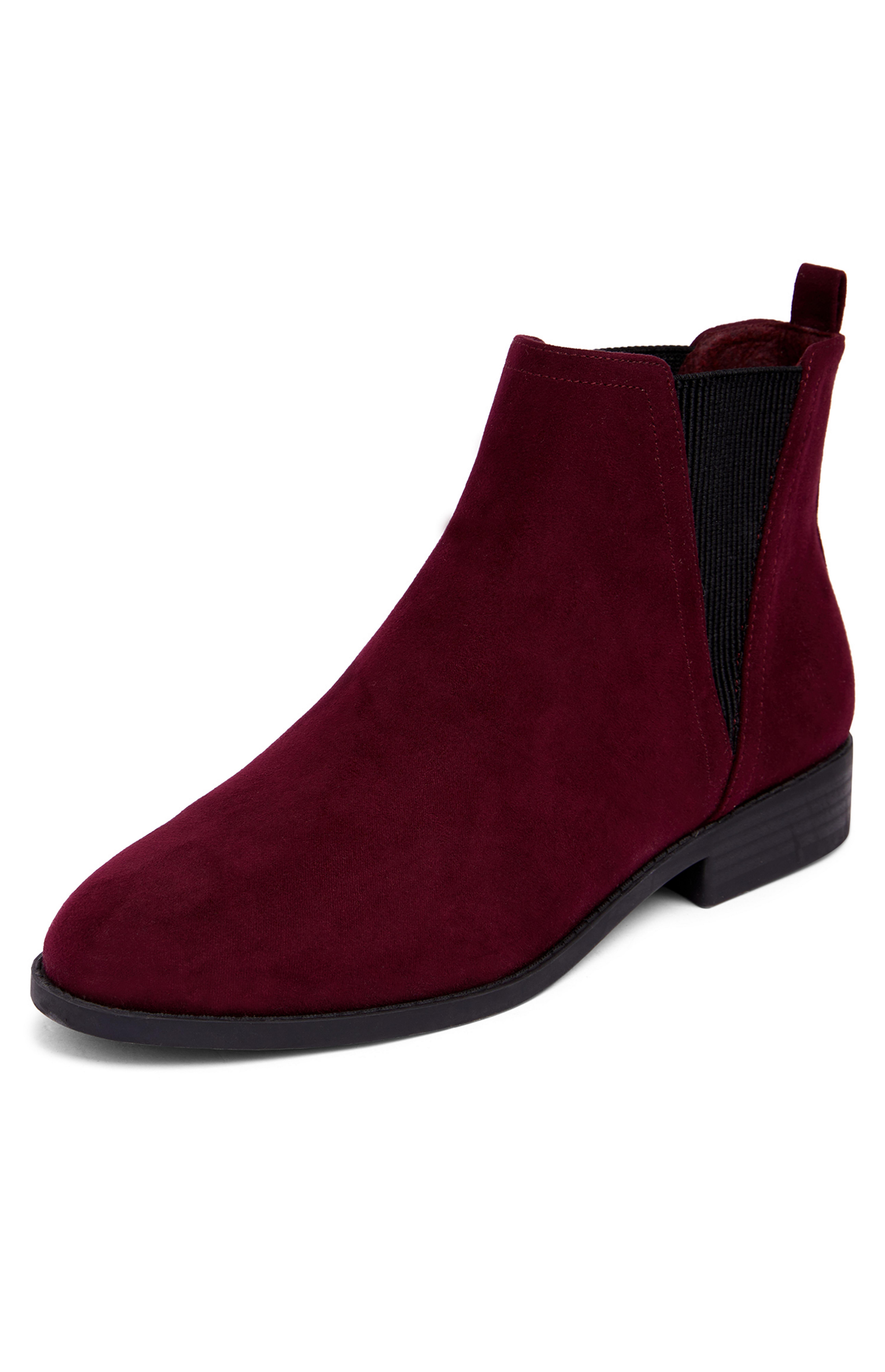 primark burgundy boots